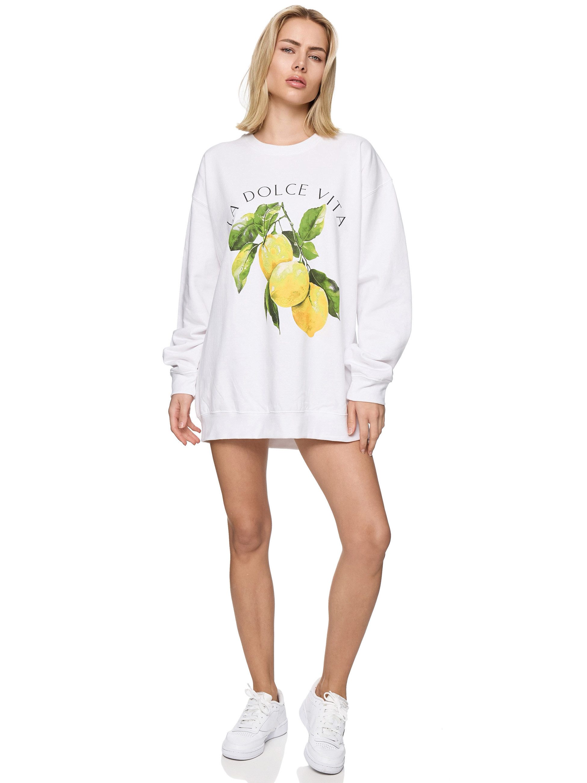 Worldclassca Sweatshirt Worldclassca Oversized Sweatshirt LA DOLCE VITA Pri günstig online kaufen