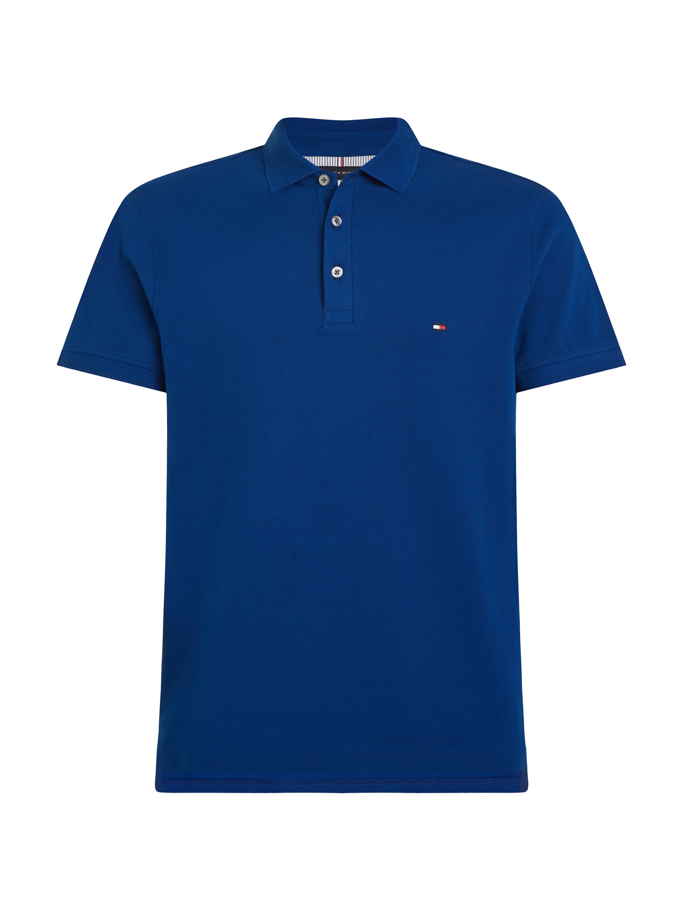 Tommy Hilfiger Poloshirt 1985 SLIM Blue POLO mit Logostickerei Anchor