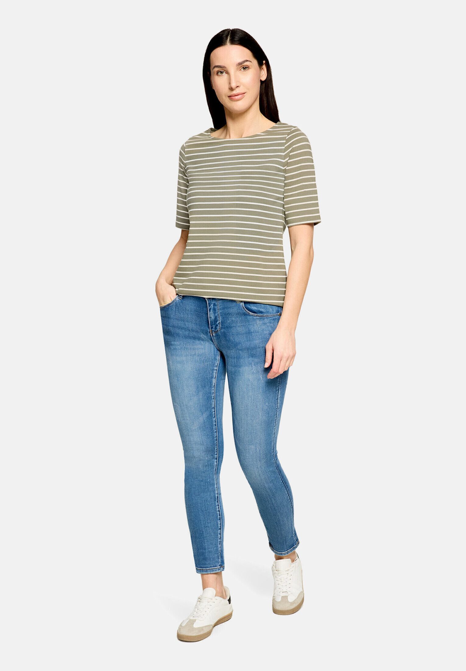 Betty Barclay Kurzarmshirt Damen mit U-Boot-Ausschnitt (1-tlg)