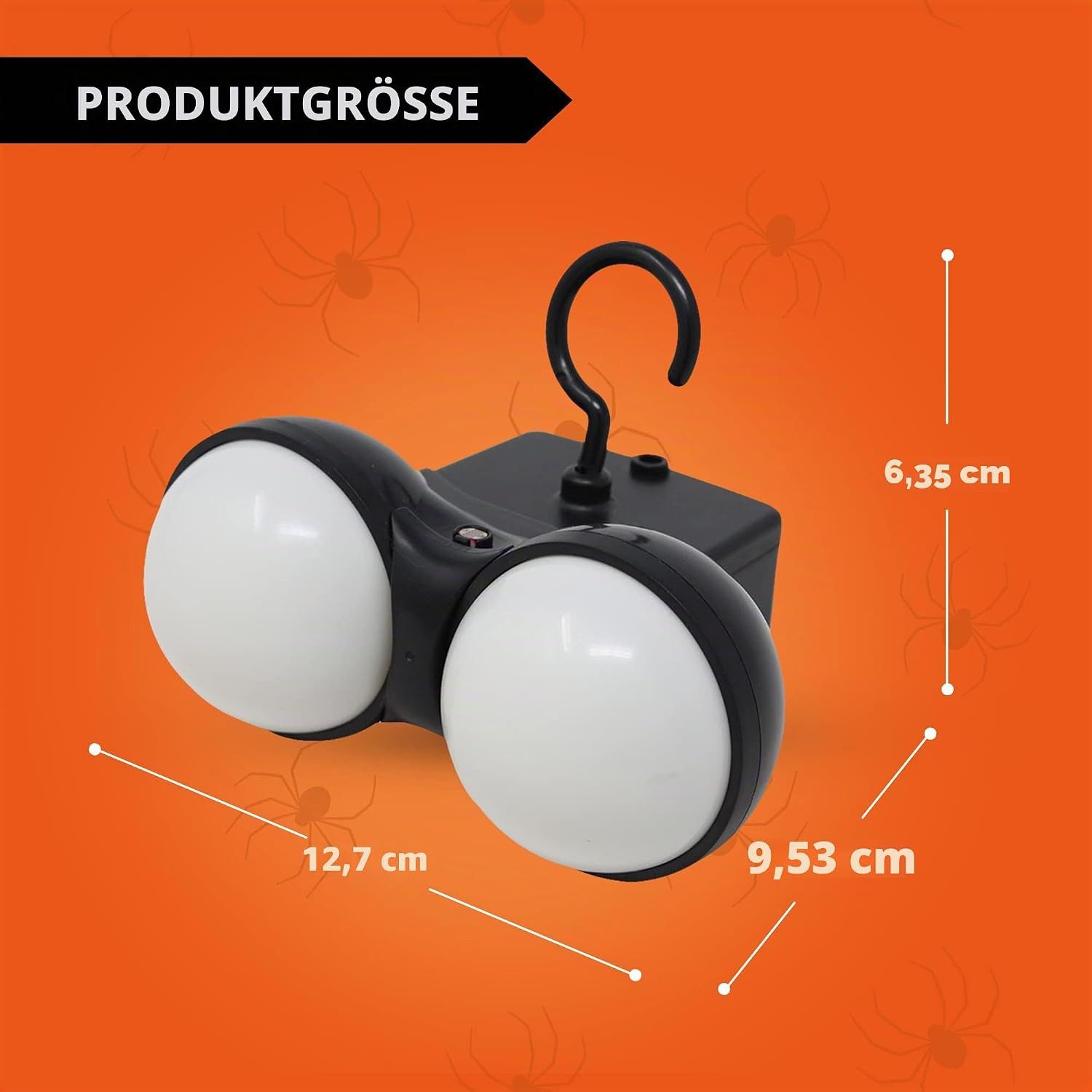 Joiedomi Lichterkette Joiedomi Halloween blinkende Augen Lichter, 3 Stk., dunkel aktiviert