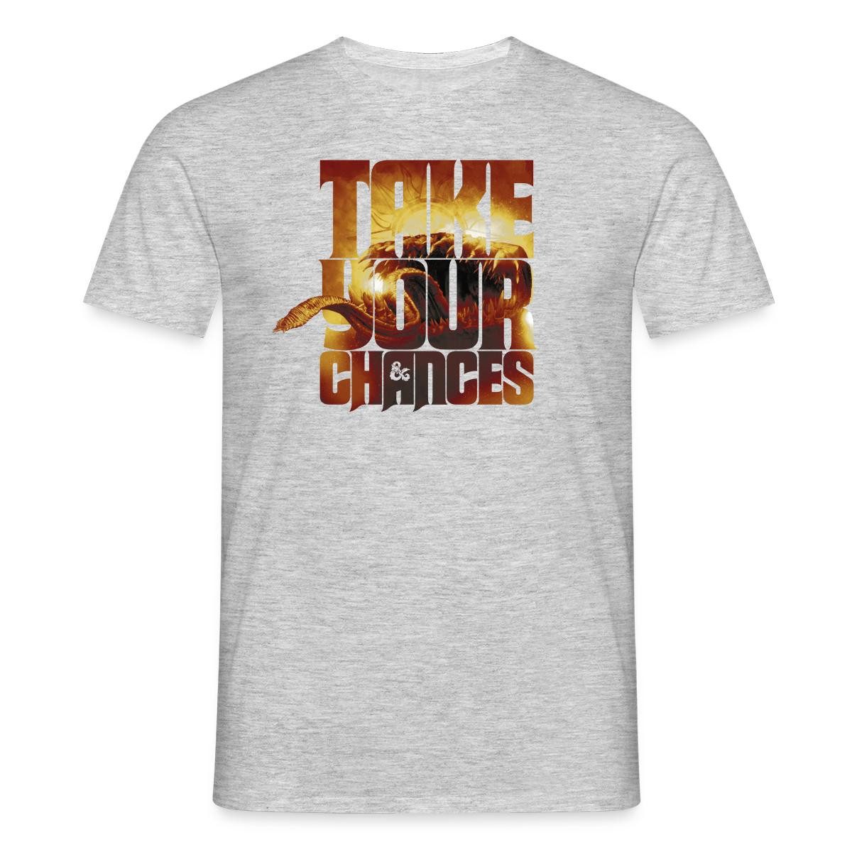T-Shirt Dungeons & Dragons DND Take Your Chances Zitat Männer T-Shirt