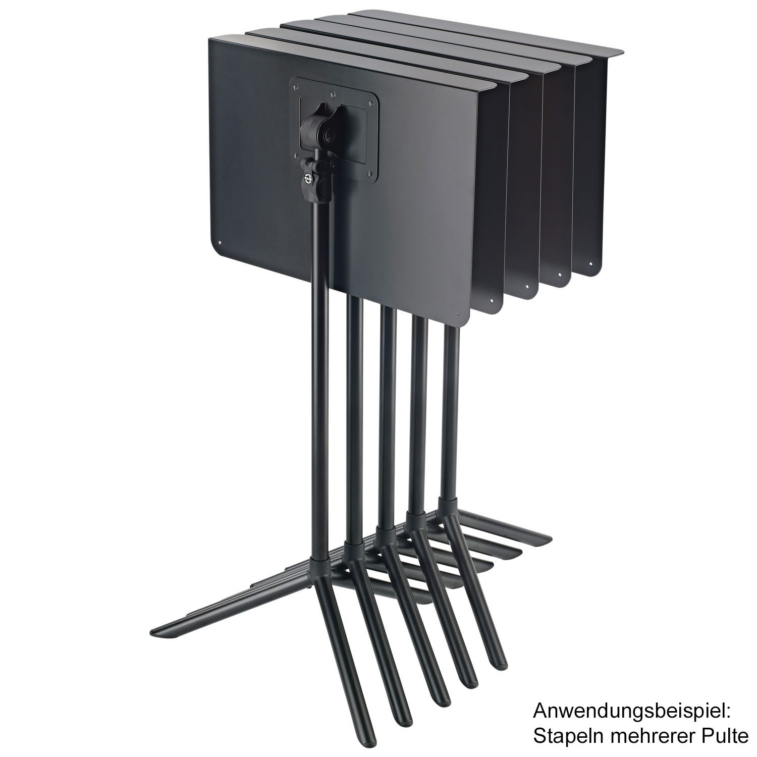 König & Meyer Notenpult K-M Orchester Notenpult 11930 mit keepdrum Notenklammer, (1-tlg., Notenpult), Vorteils-Set mit Notenklammer
