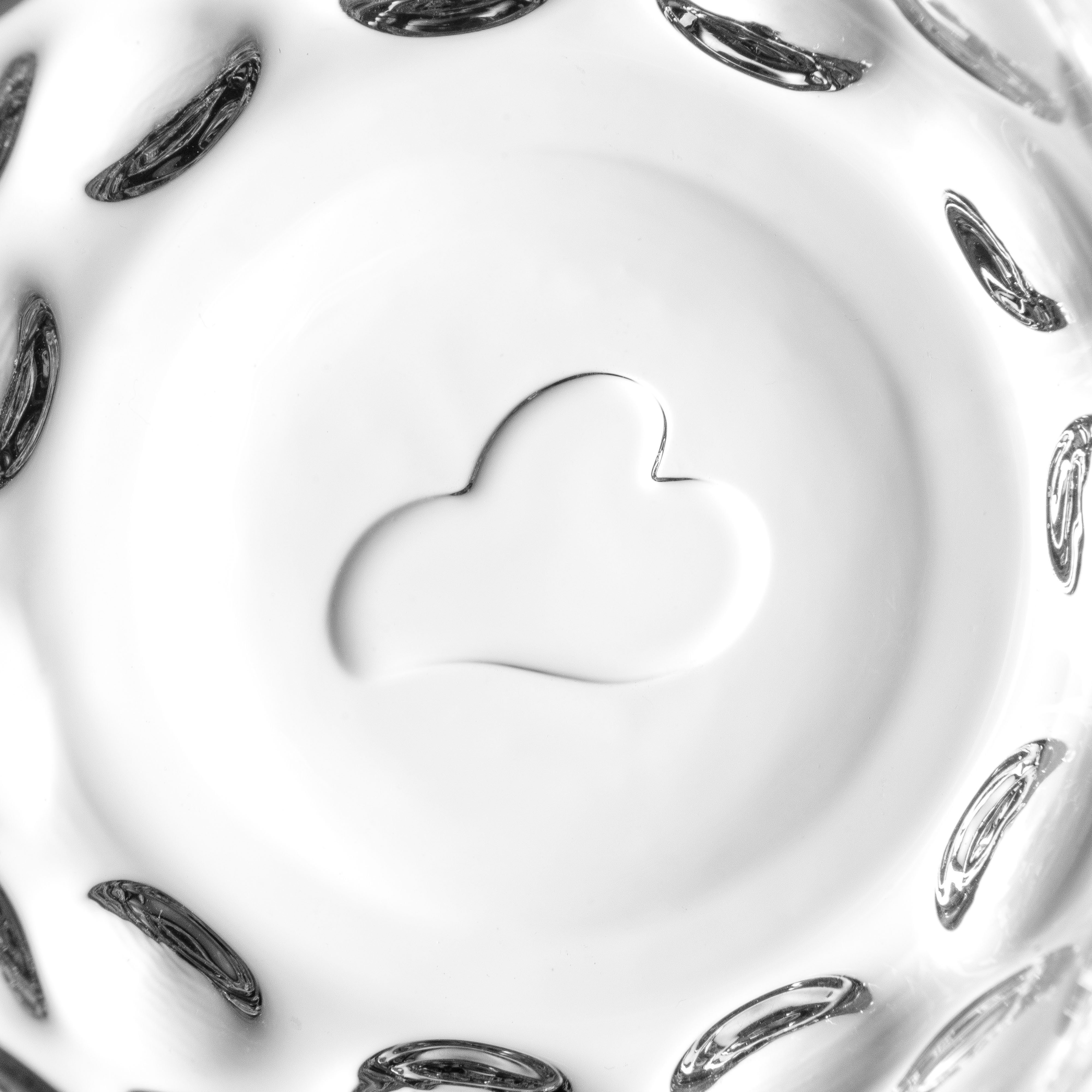 LEONARDO Espressoglas GOCCE, 90 ml, 6er-Set, 6-tlg., Glas, 1. Variante, mit Tropfenrelief