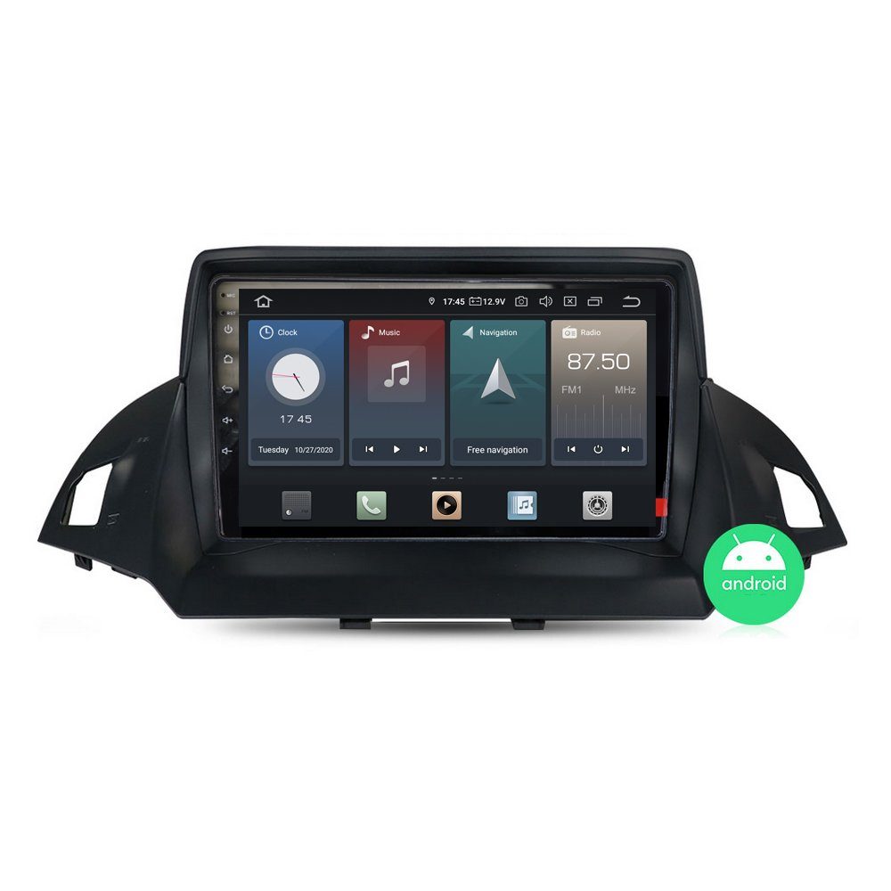 Für Ford Kuga II C-Max II 9"Touchscreen Android Autoradio GPS CarPlay Einbau-Navigationsgerät