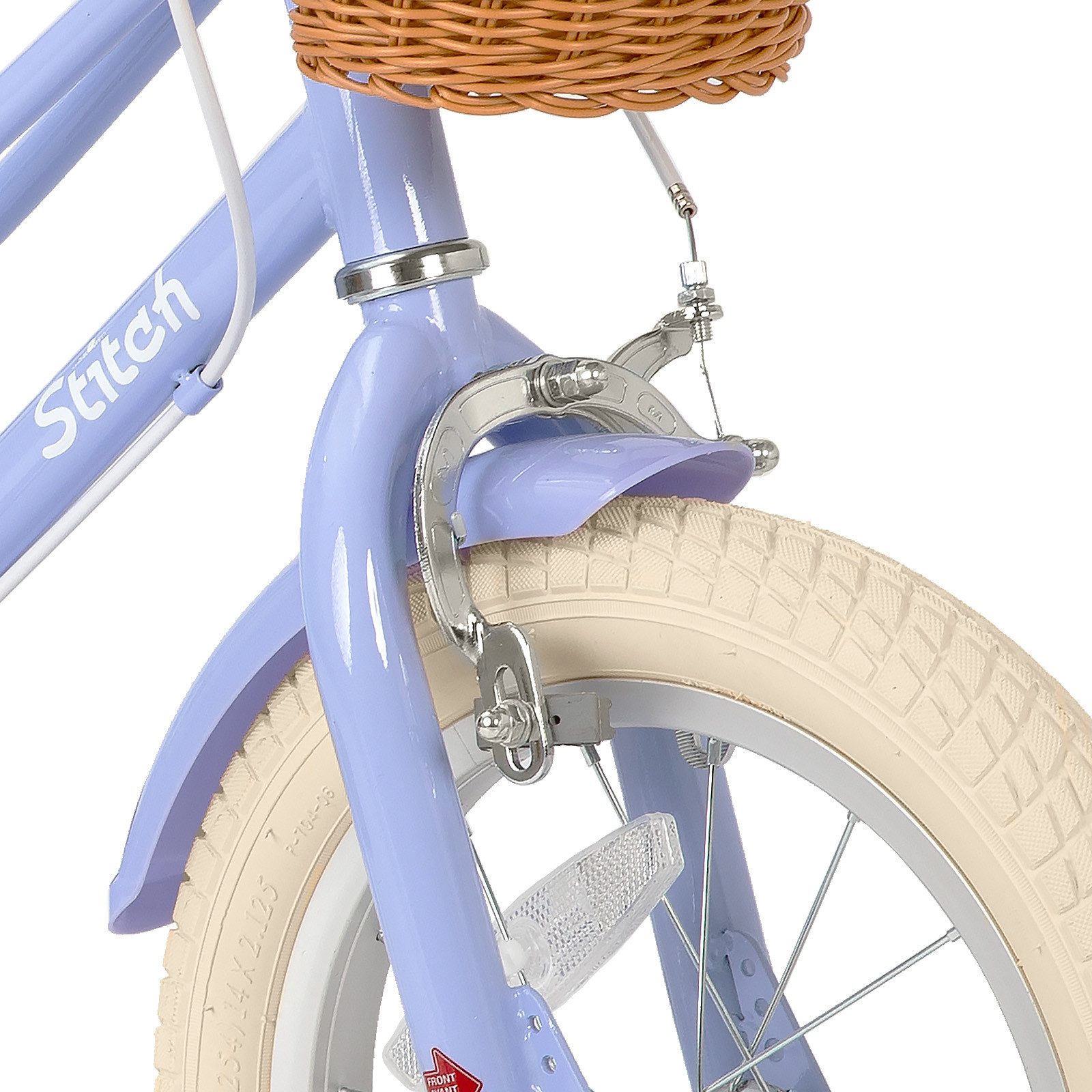 JOYSTAR Kinderfahrrad 12/14/16/18/20 Kinderfahrrad für 2-13 Jahre alte Mädchen, 12" 14" 16" Zoll mit Stützrädern & Korb, Kotflügel 20 Zoll mit Ständer