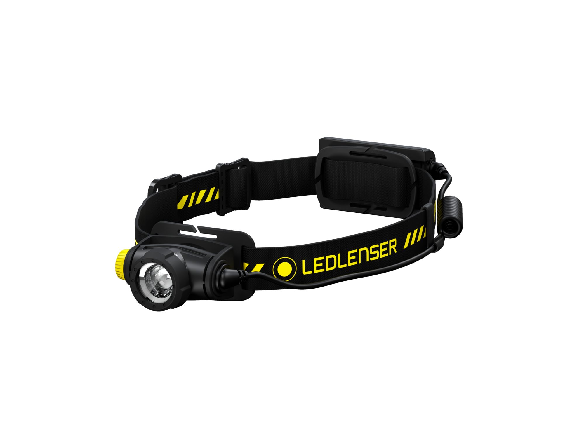 Ledlenser LED Stirnlampe H5R Work, 500 Lumen, Leuchtweite 200m, wasserdicht IP67, USB Magnetladekabel