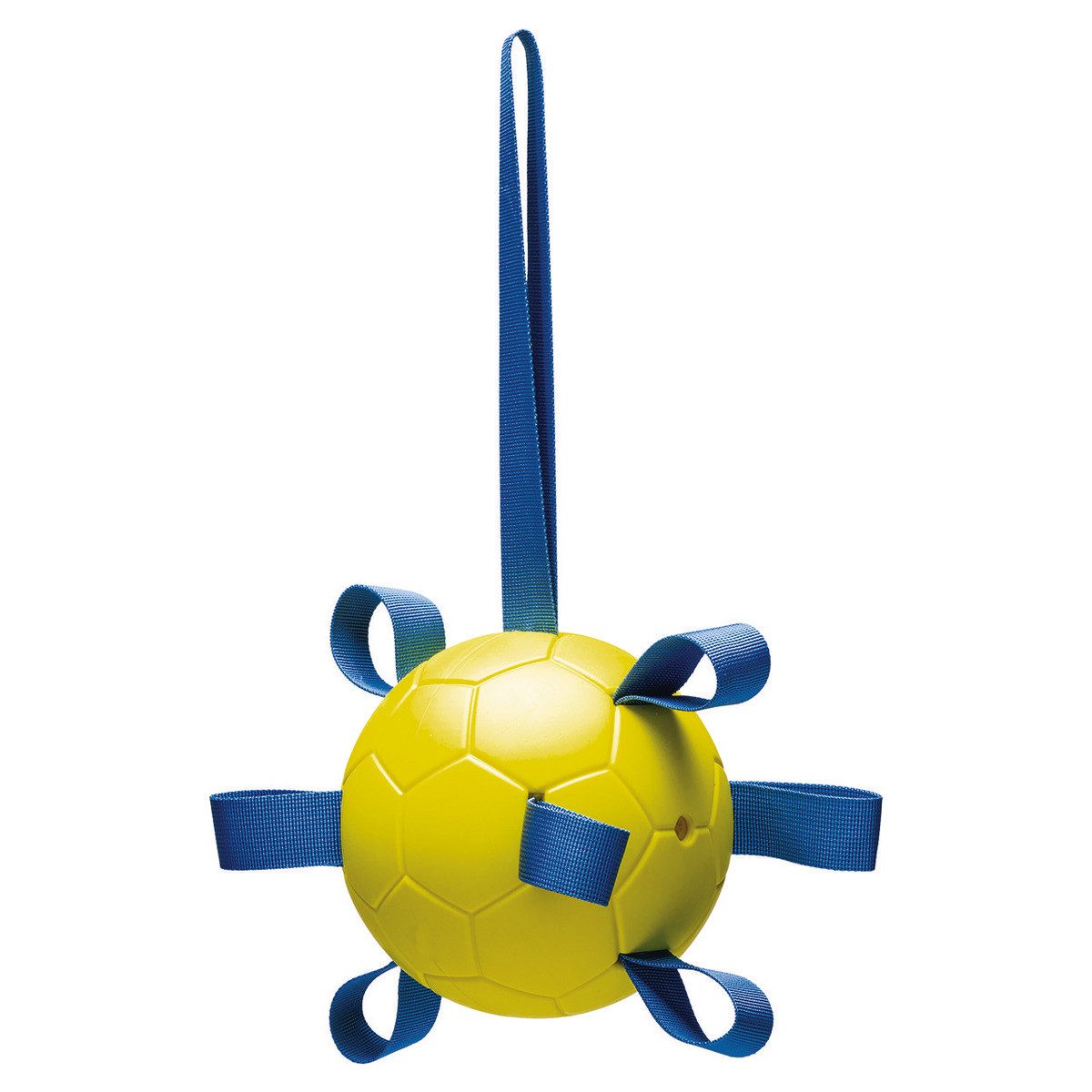 Tierball Hundespielzeug Fetch Ball Power aus Gummi gelb