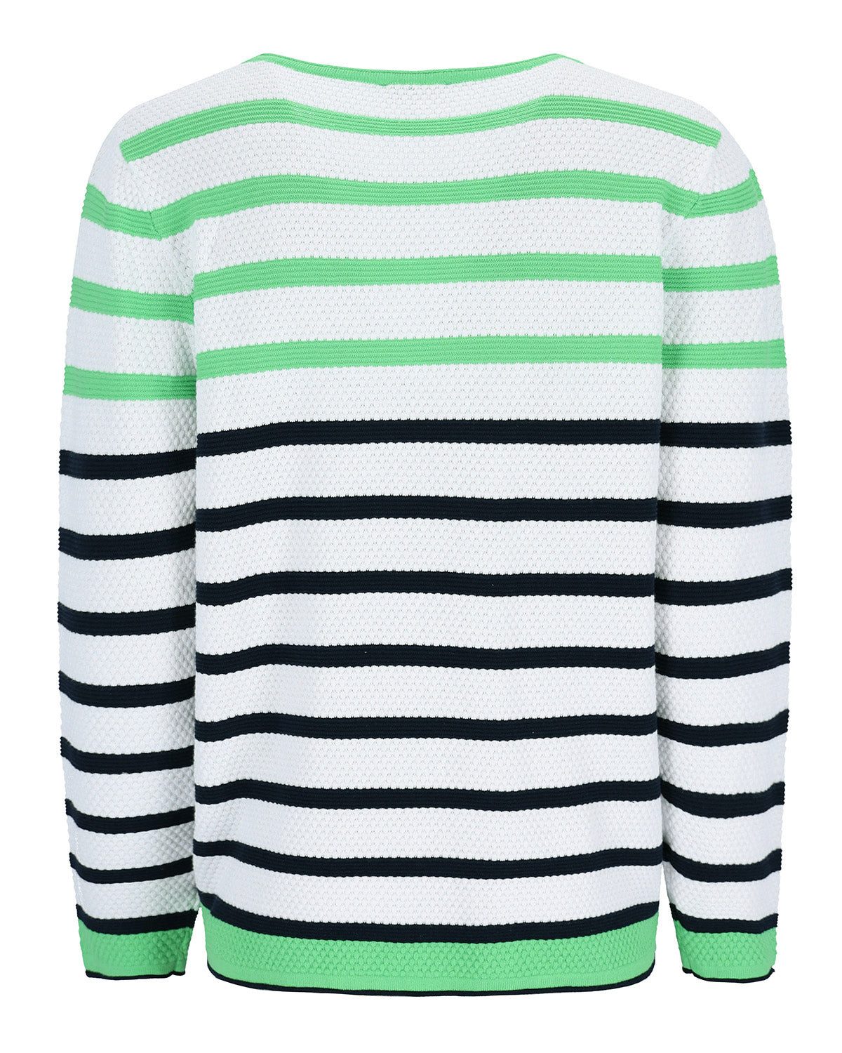 Hajo Rundhalspullover Pullover Strukturmasche günstig online kaufen