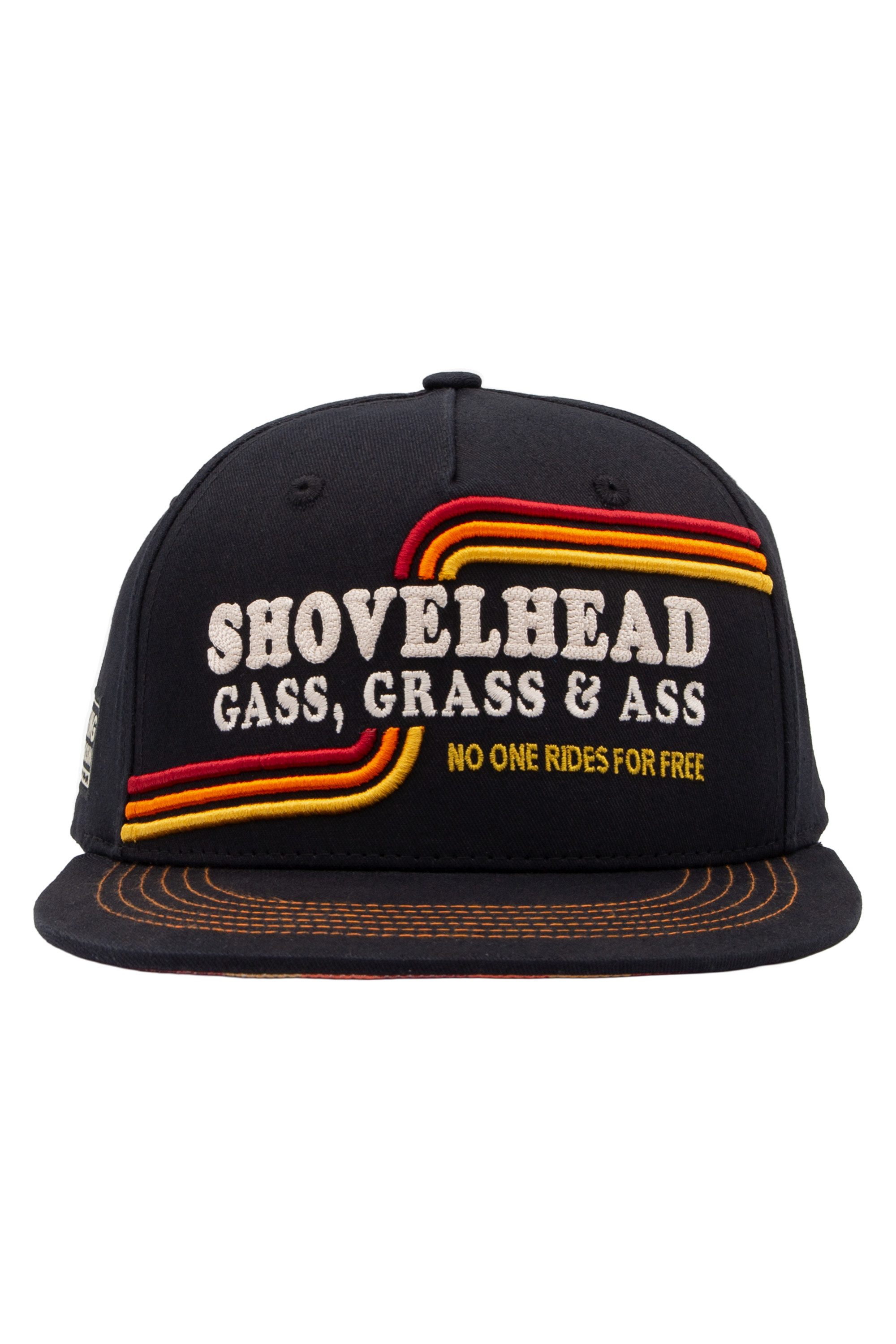 KingKerosin Snapback Cap Shovelhead (1-St) mit 3D Stickerei