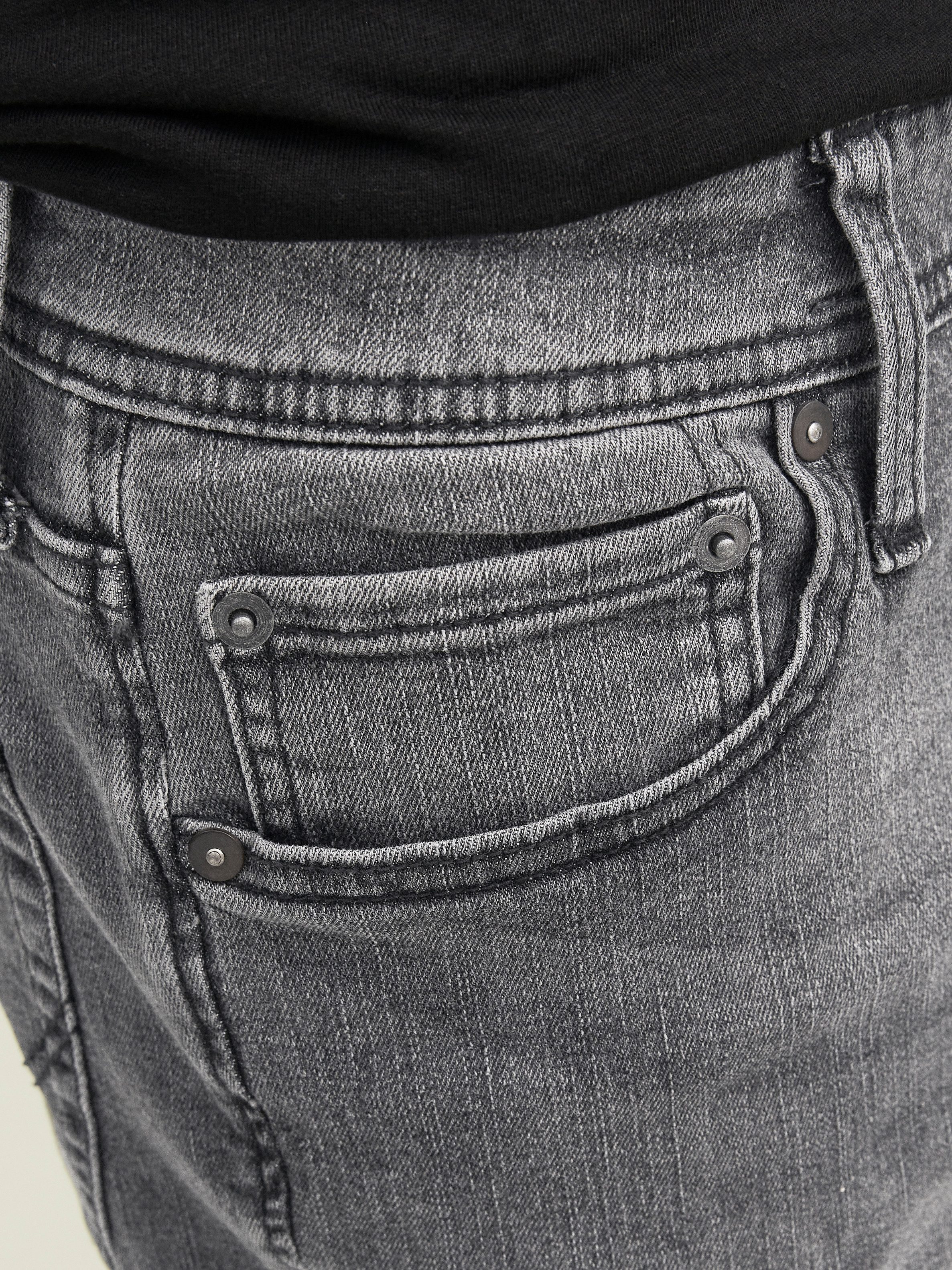 Jack & Jones Slim-fit-Jeans JJIGLENN mit Used-Look und Stretchkomfort Abriebeffekte, modisch, slim fit, Baumwollmischung – Bild 4 von 5