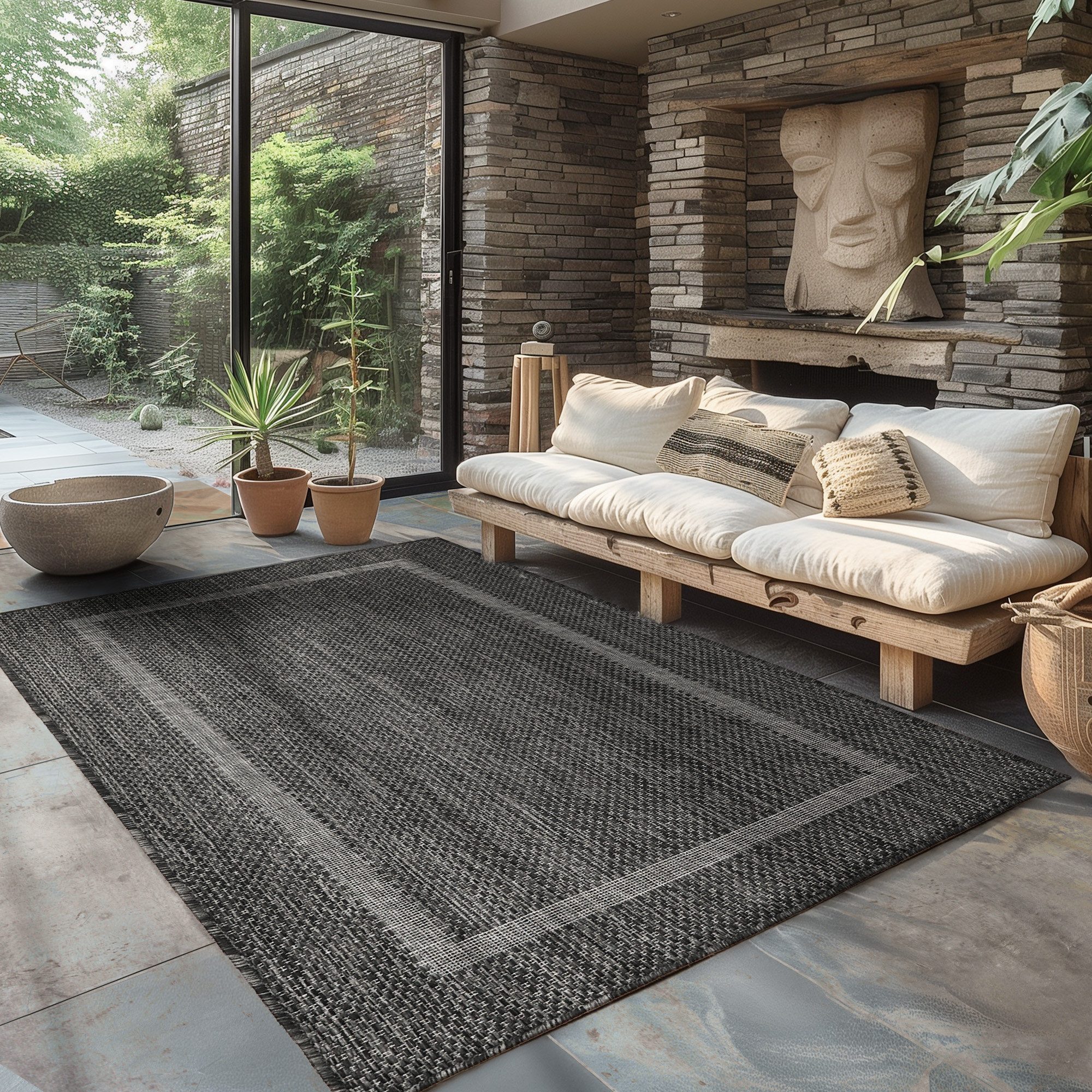 Carpettex Outdoorteppich Unicolor - Einfarbig, Läufer, Höhe: 5 mm, Teppich günstig online kaufen