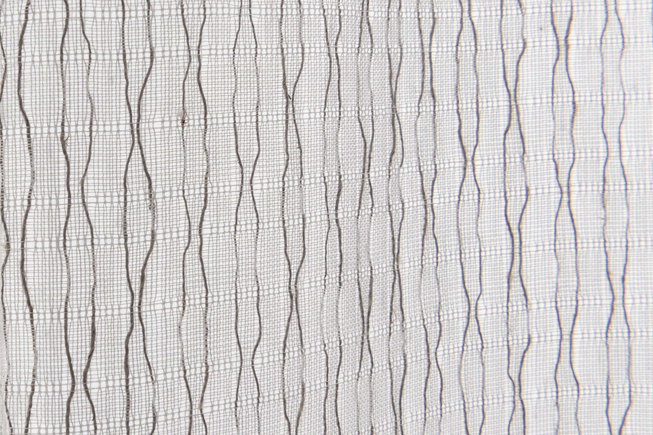 ELBERSDRUCKE Vorhang Gardine mit verdeckten Schlaufen Unisono grau 255 x 140 cm (1 St), Multifunktionsband, halbtransparent, Polyester, einfarbig, grafisch, mod – Bild 2 von 4