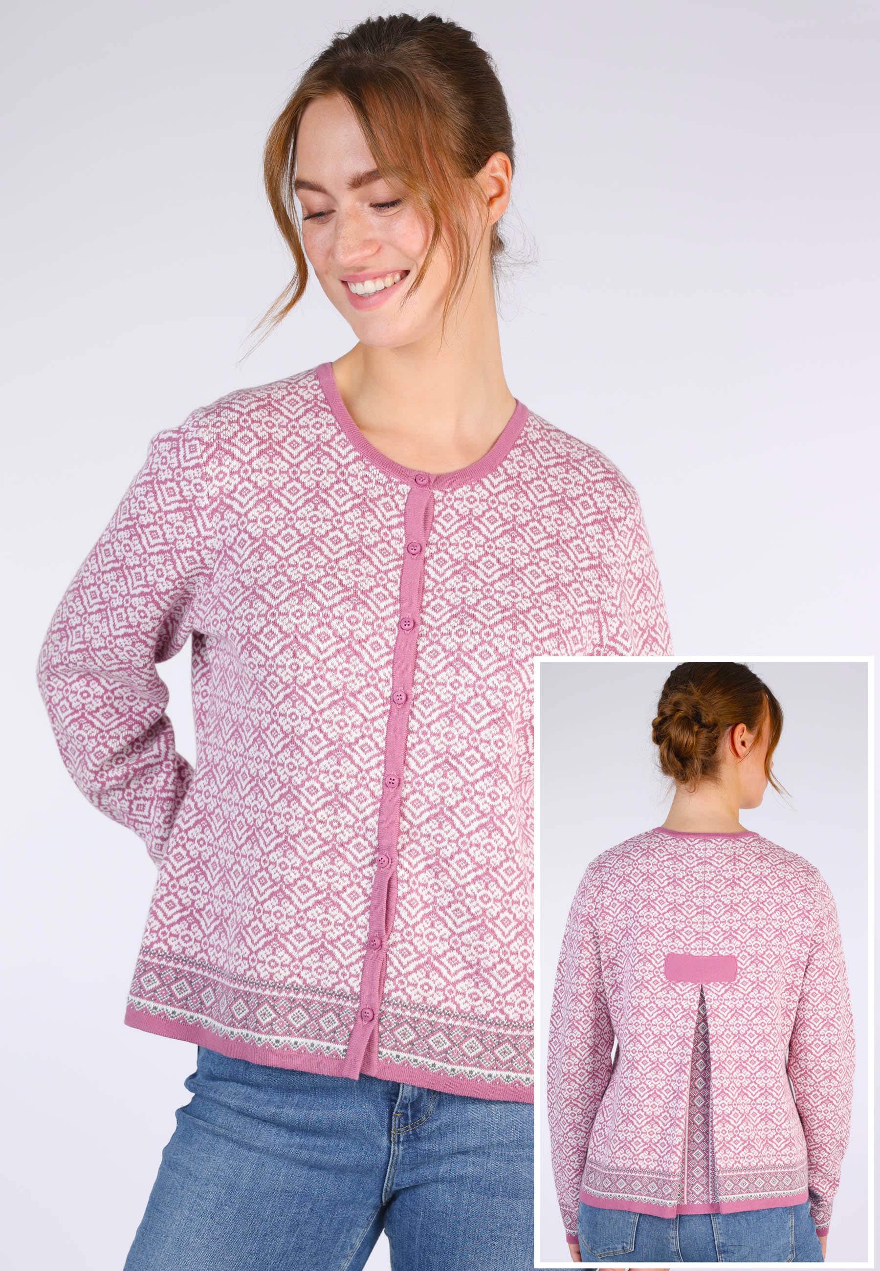 Sorgenfri Sylt Strickjacke Kadir nordic Kellerfalte am Rücken