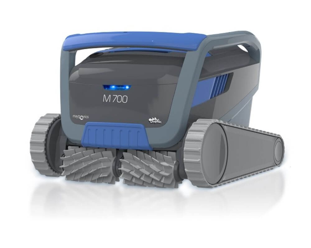 maytronics Poolbodensauger Dolphin M700 Poolroboter mit Spezial PVC Bürsten