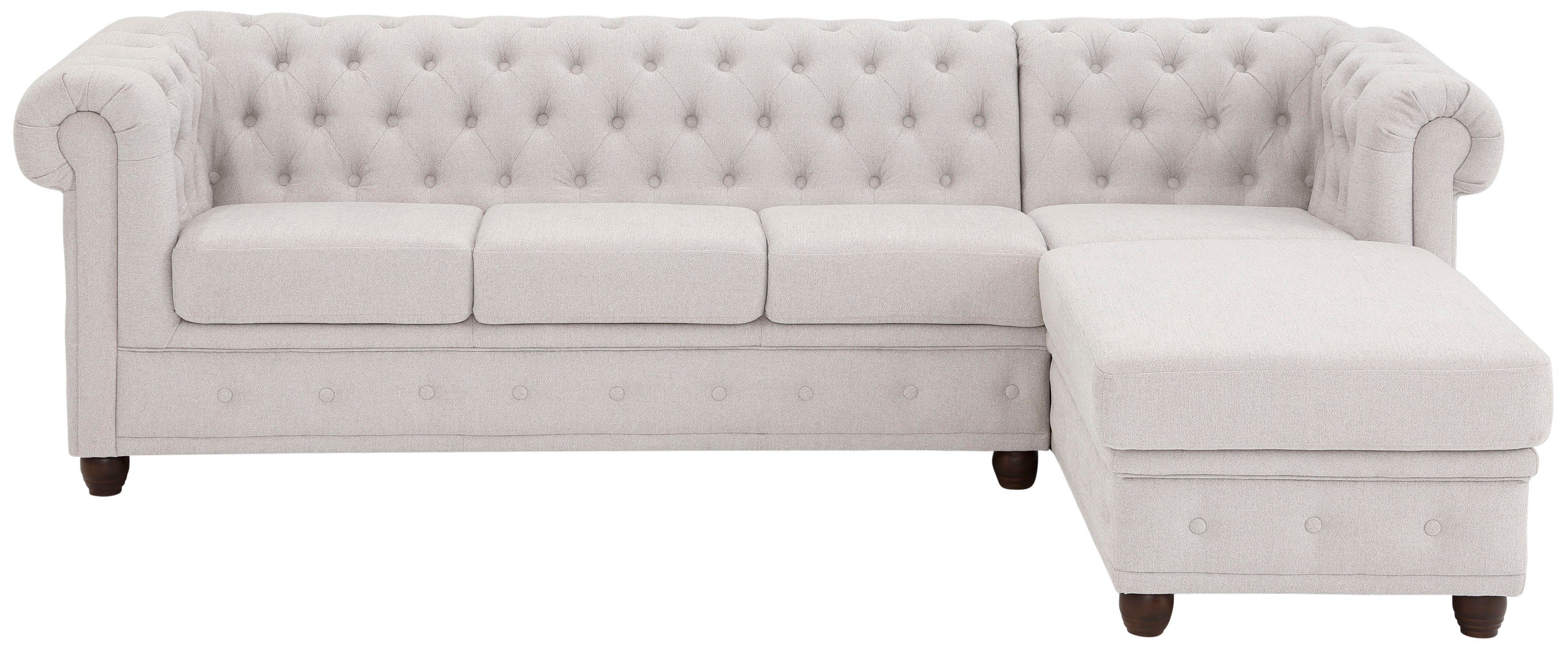 Home affaire Chesterfield-Sofa New Castle L-Form, günstig online kaufen