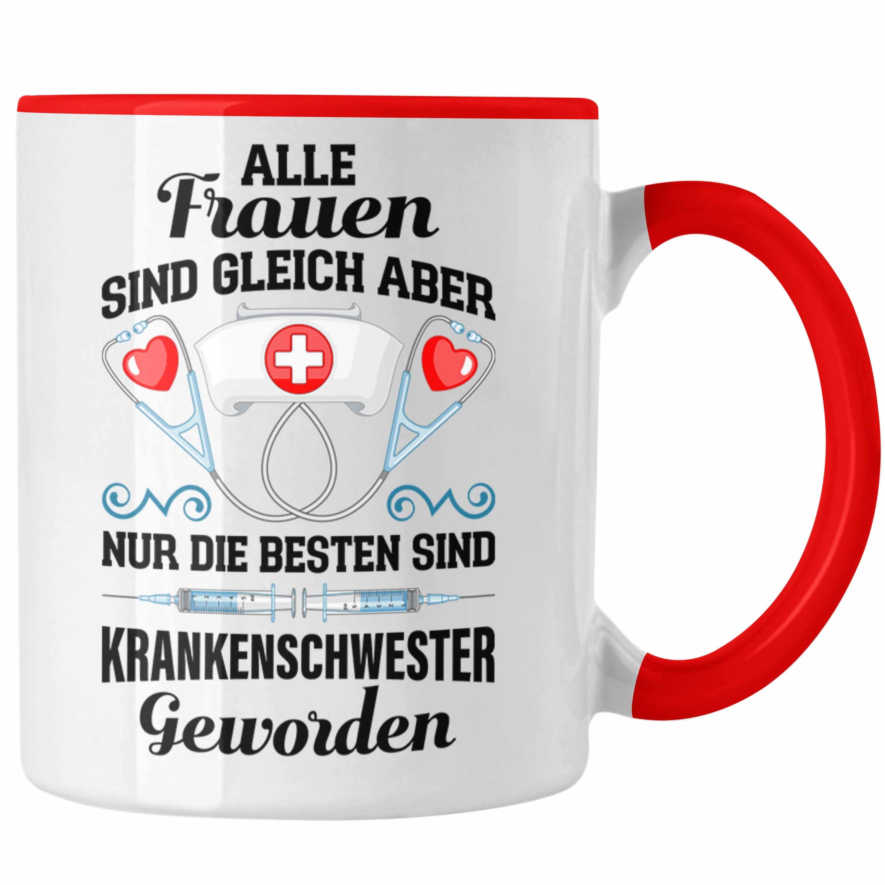 Trendation Tasse Geschenk Propofol Rot Trendation Krankenschwester Geschenk Kaffeetasse - Tasse Spritze Krankenschwestern