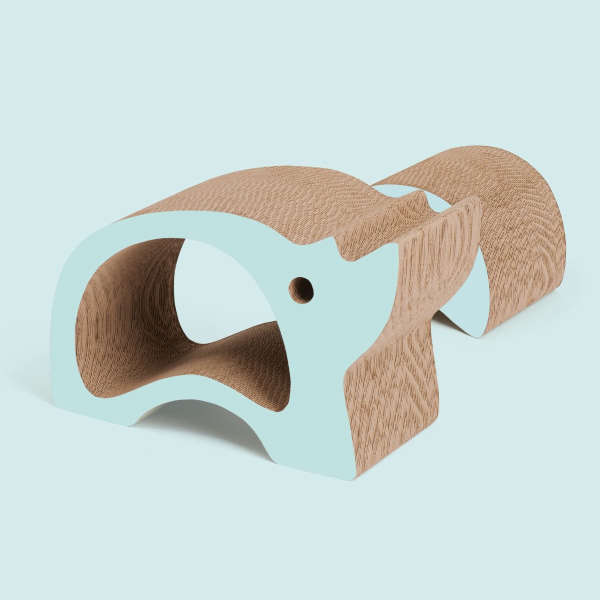 Catit Kratzbrett Kratzpappe Zoo Scratcher Nashorn 2-in-1