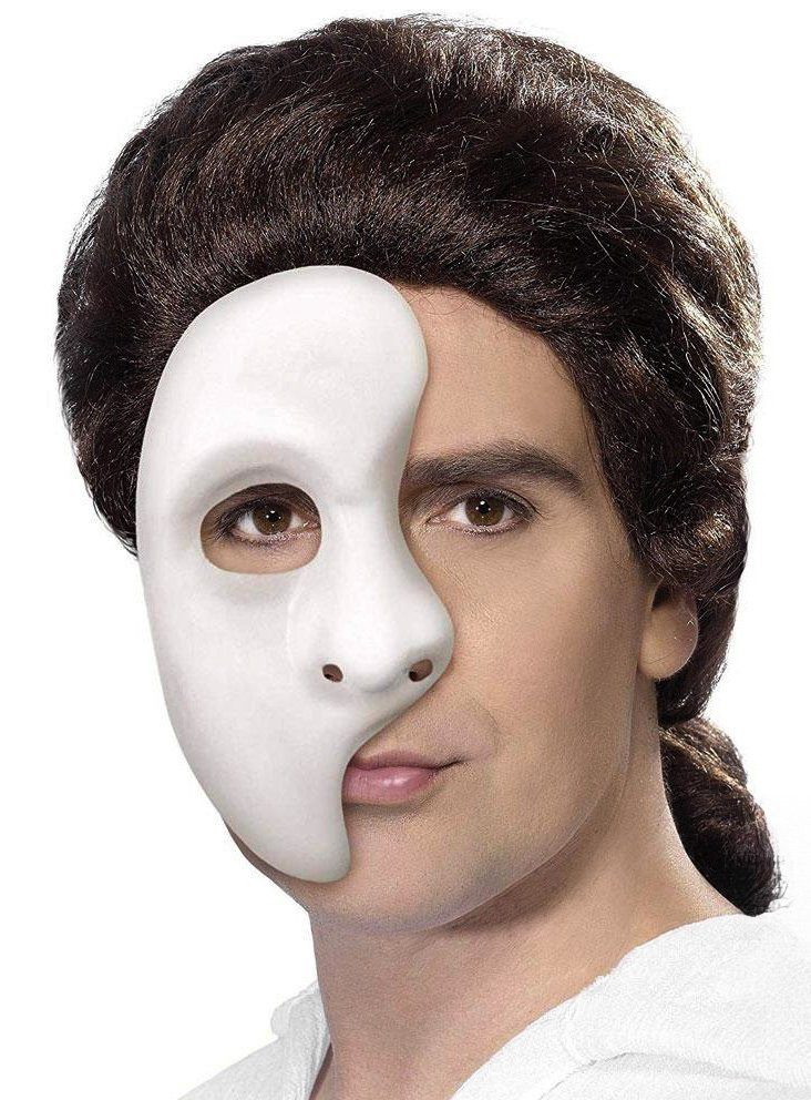Metamorph Verkleidungsmaske Phantom der Oper Theatermaske, Eine Halbmaske im wahrsten Sinne des Wortes!