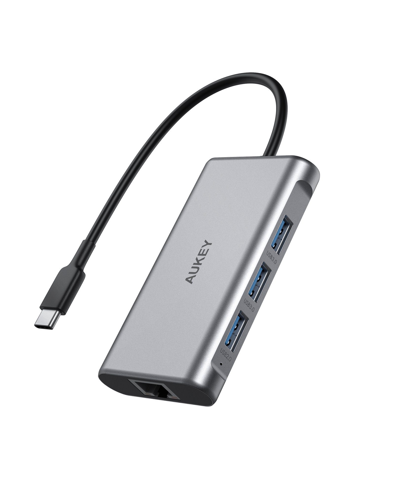 NAIPO Tablet-Adapter, 8 in 1 USB C Hub mit 4K HDMI GB Ethernet Port