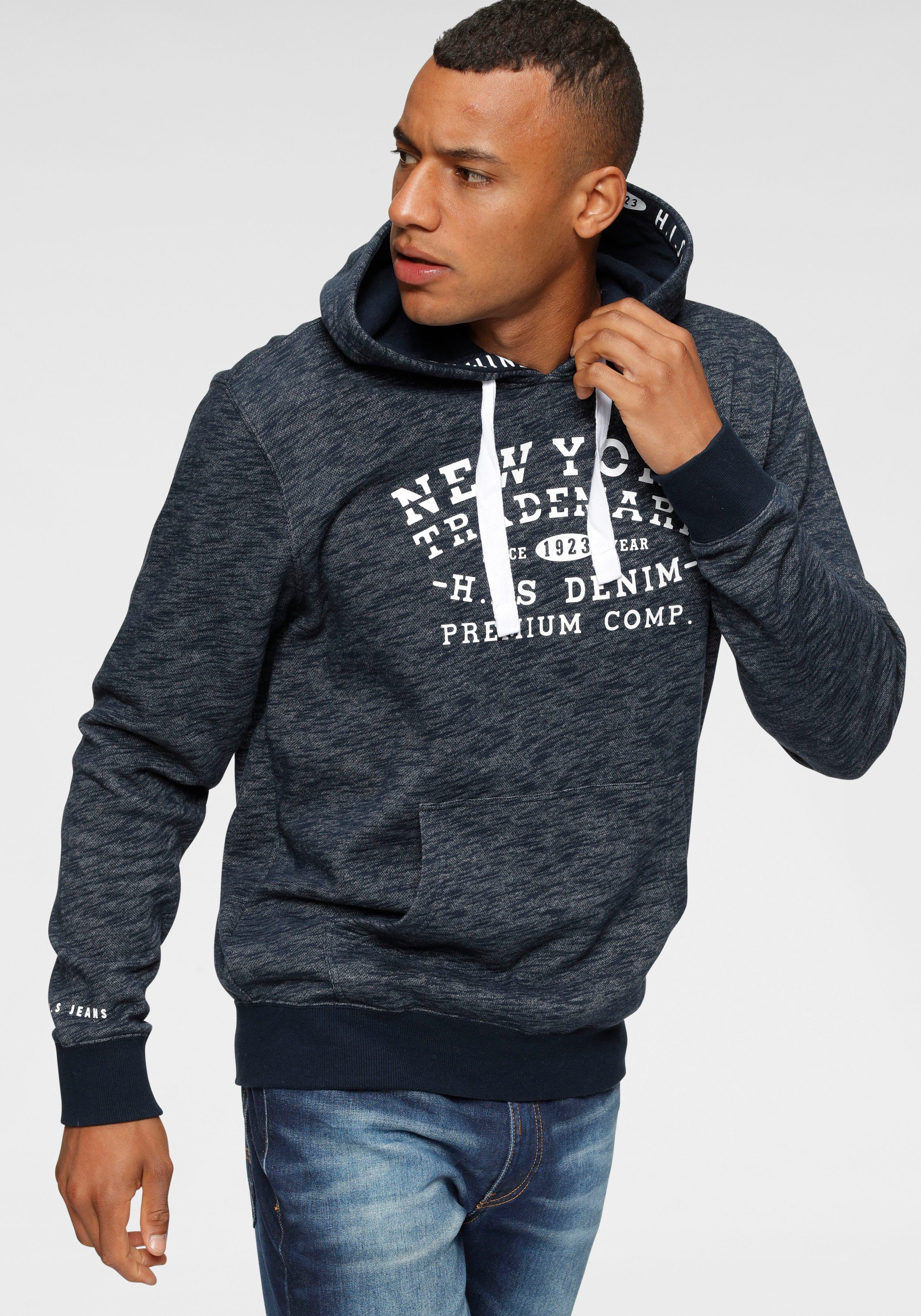 H.I.S Kapuzensweatshirt Langarm, lockere Passform, mit günstig online kaufen