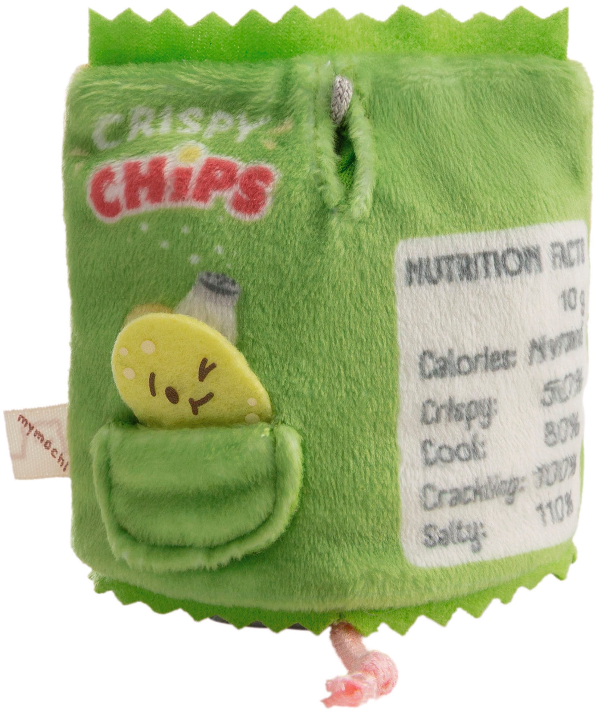 Nici Kuscheltier mymochi, Set Maus Nibbli 8cm mit Chip & Chipstüte Kostüm (Set), in Geschenkbox