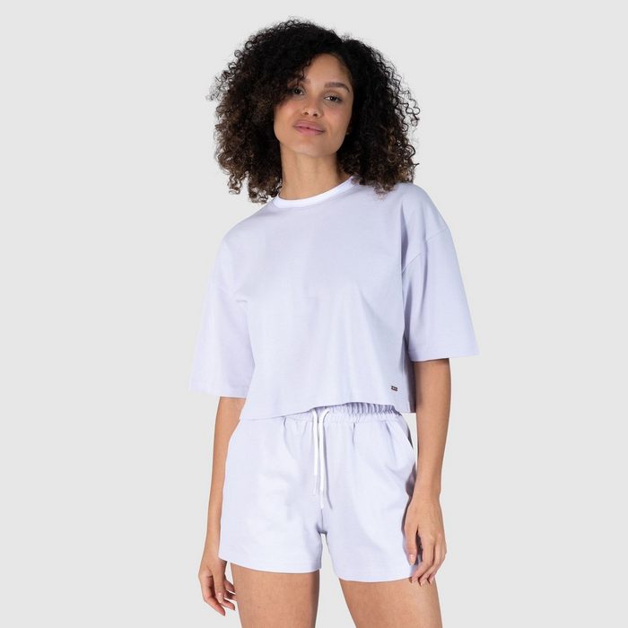 Smilodox T-Shirt Halie Oversize 100% Baumwolle Pikee