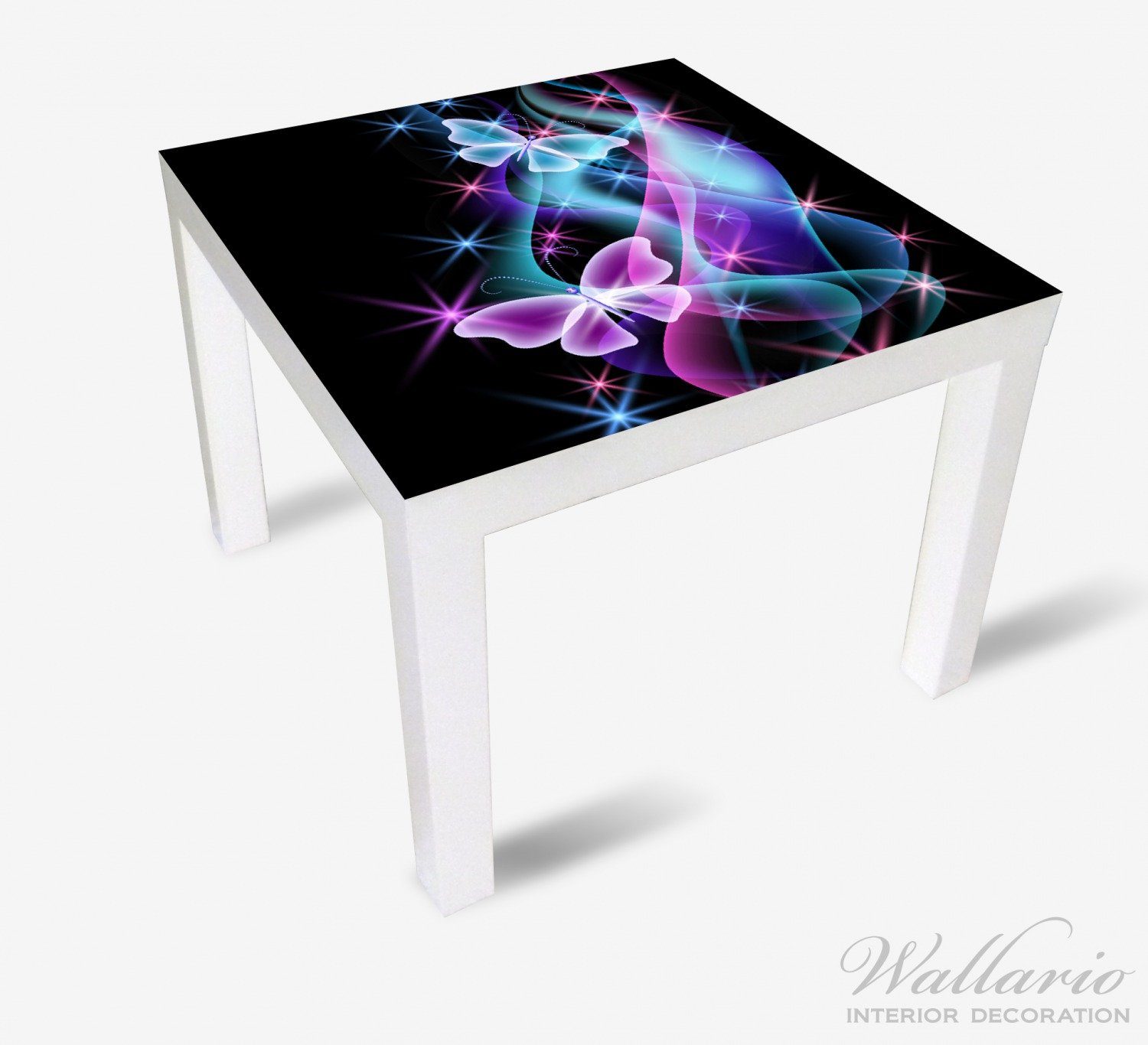 Wallario Möbelfolie Schmetterlinge in bunten, strahlenden Farben