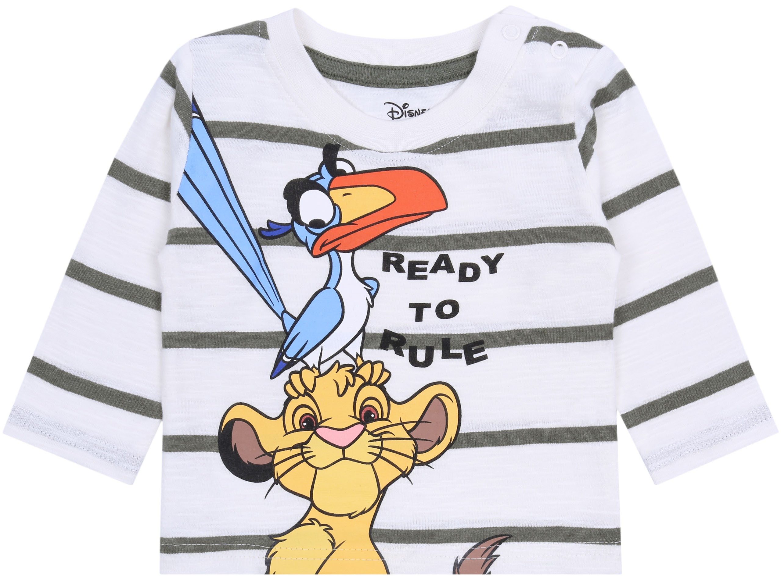 Disney Langarmbluse 3x Sweatshirt mit langen Ärmel König der Löwen DISNEY 0-3 Monate