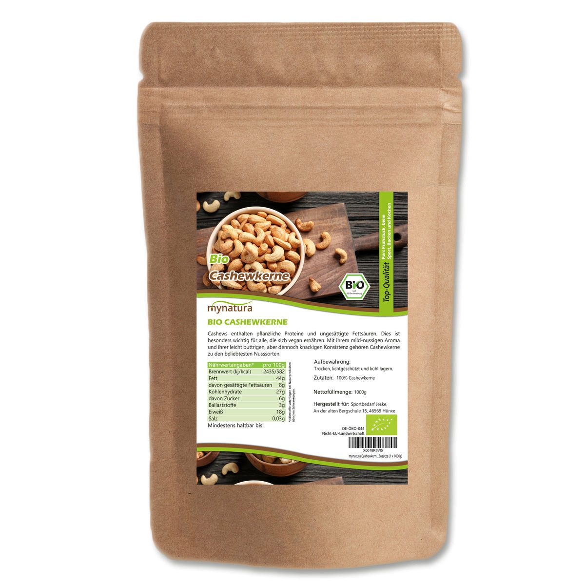 Mynatura Samen Mynatura Bio Cashewkerne
