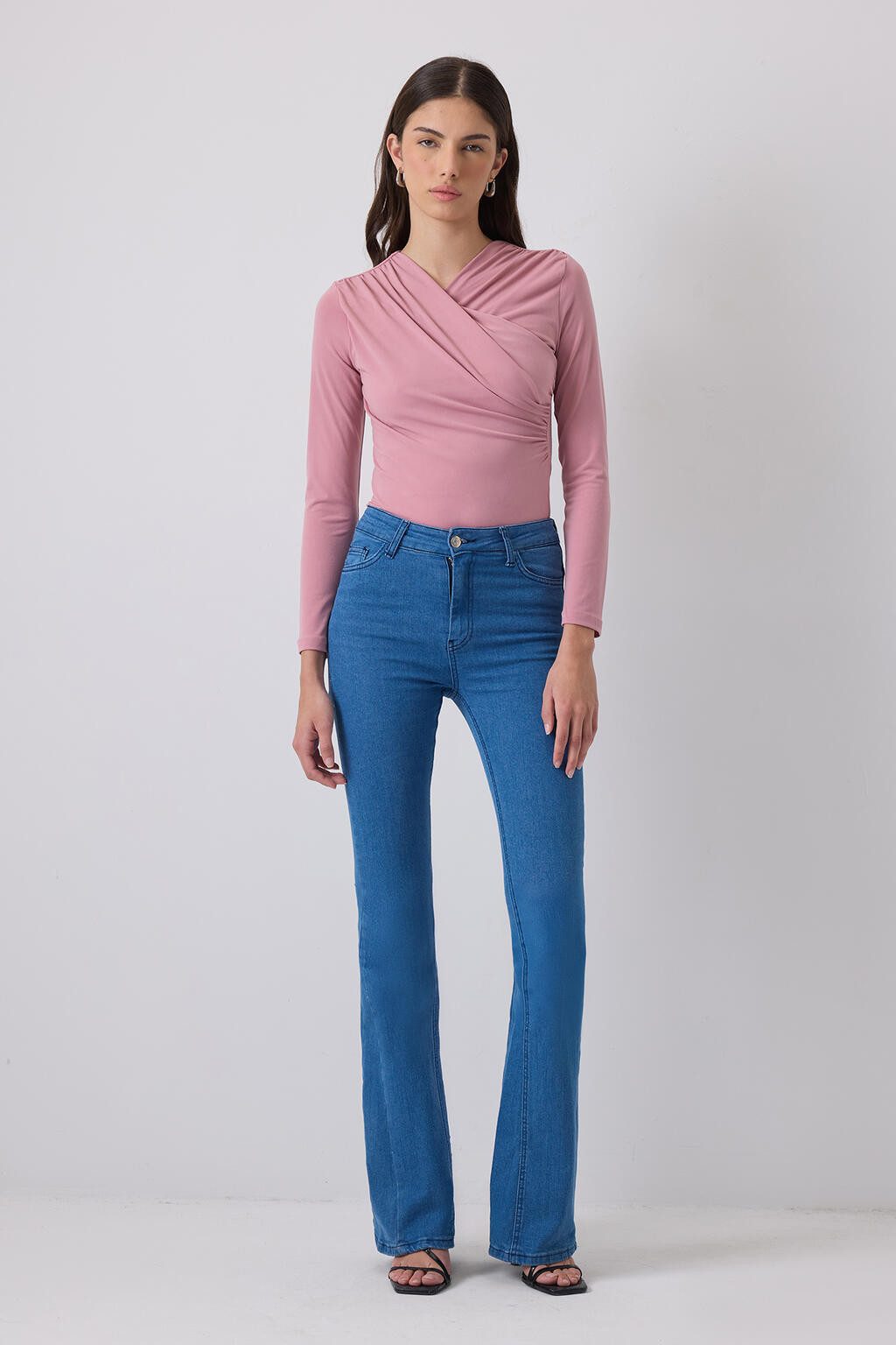 touche prive Langarmbody Drapierter Body für günstig online kaufen