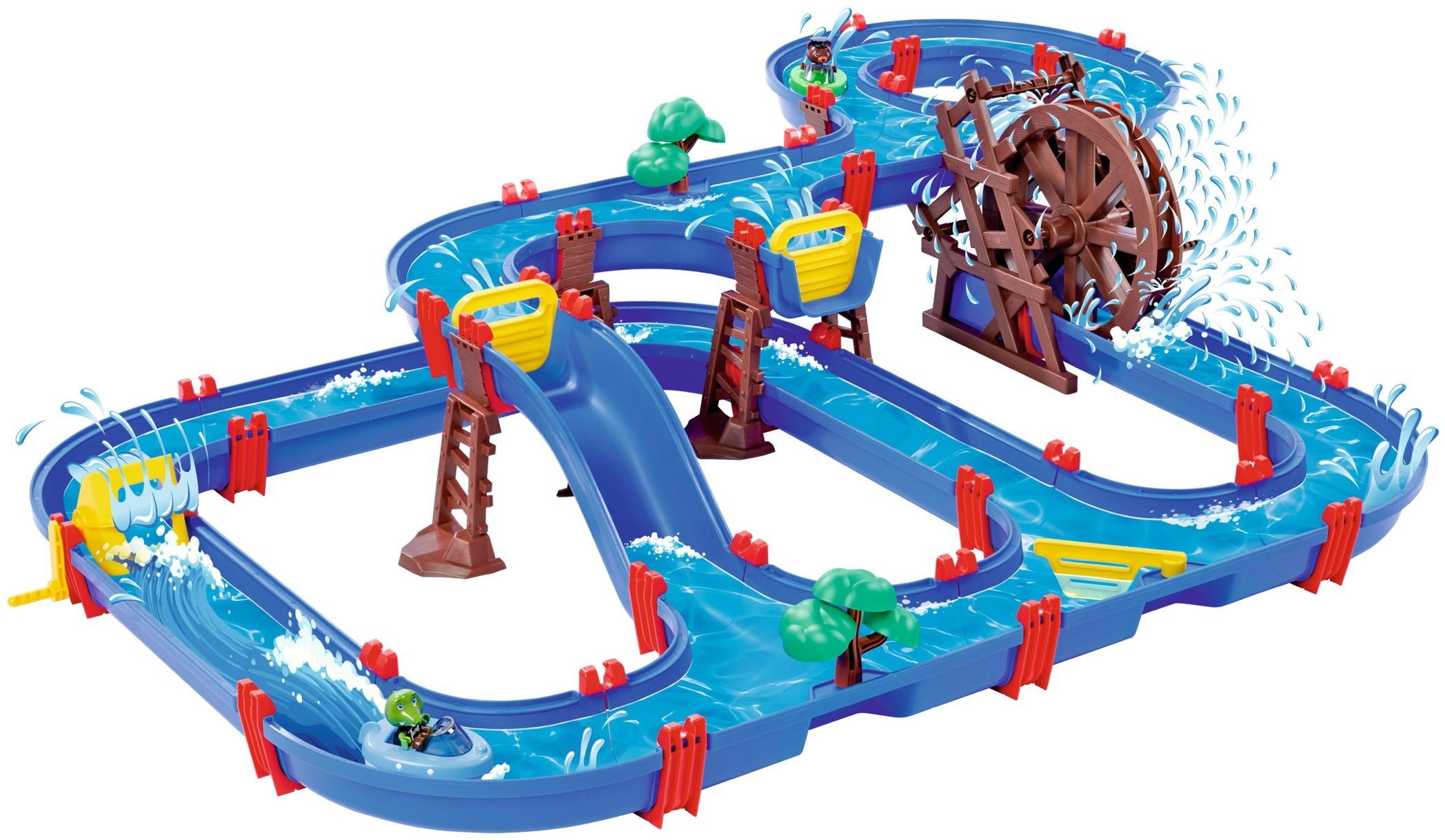 Aquaplay Wasserbahn Outdoor Spielzeug Wasserbahn MegaWaterWheel günstig online kaufen