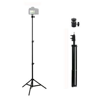 TronicXL 210cm Stativ + Kugelkopf für Kamera Nikon Canon Sony DSLR Kamerastativ Kamerastativ (Höhe 210cm)