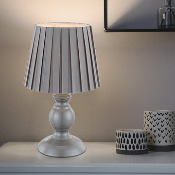 etc-shop LED Tischleuchte, Leuchtmittel inklusive, Warmweiß, Lese Lampe Tisch Leuchte Wohn Zimmer Beistell Kabelschalter