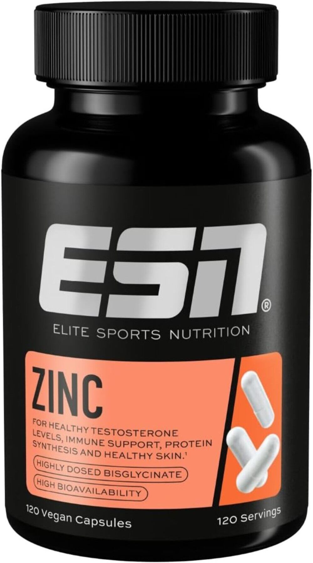ESN ESN Zink 120 Kapseln Zinkbisgycinate Kapseln, 96 g