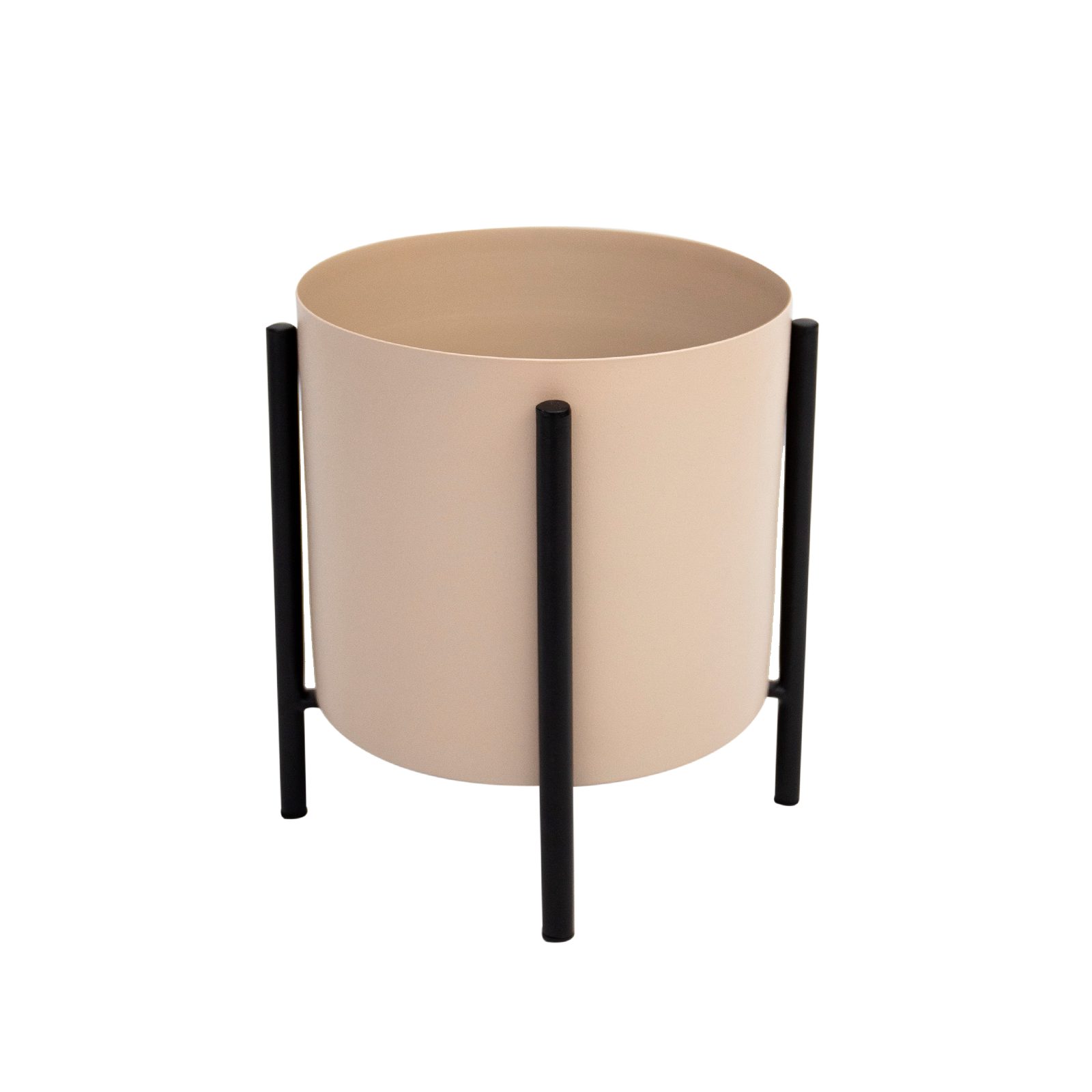 Blumentopf Stand, 40 Cm – Brauner Kunststofftopf, Schlagfest, Dekorativ