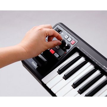 Roland Keyboard Roland A49 MIDI-Keyboard Schwarz mit MIDI-Kabel