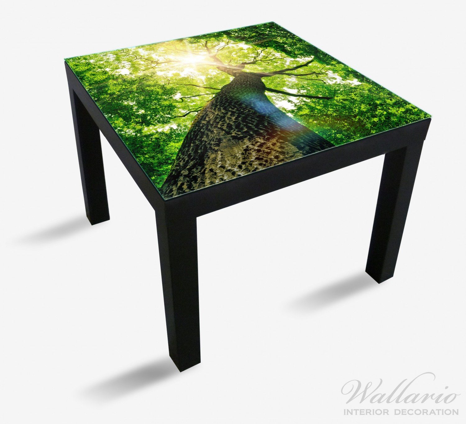 für Ikea Tischplatte (1 Tisch aus Froschperspektive Laubbaum St), der geeignet Lack Wallario