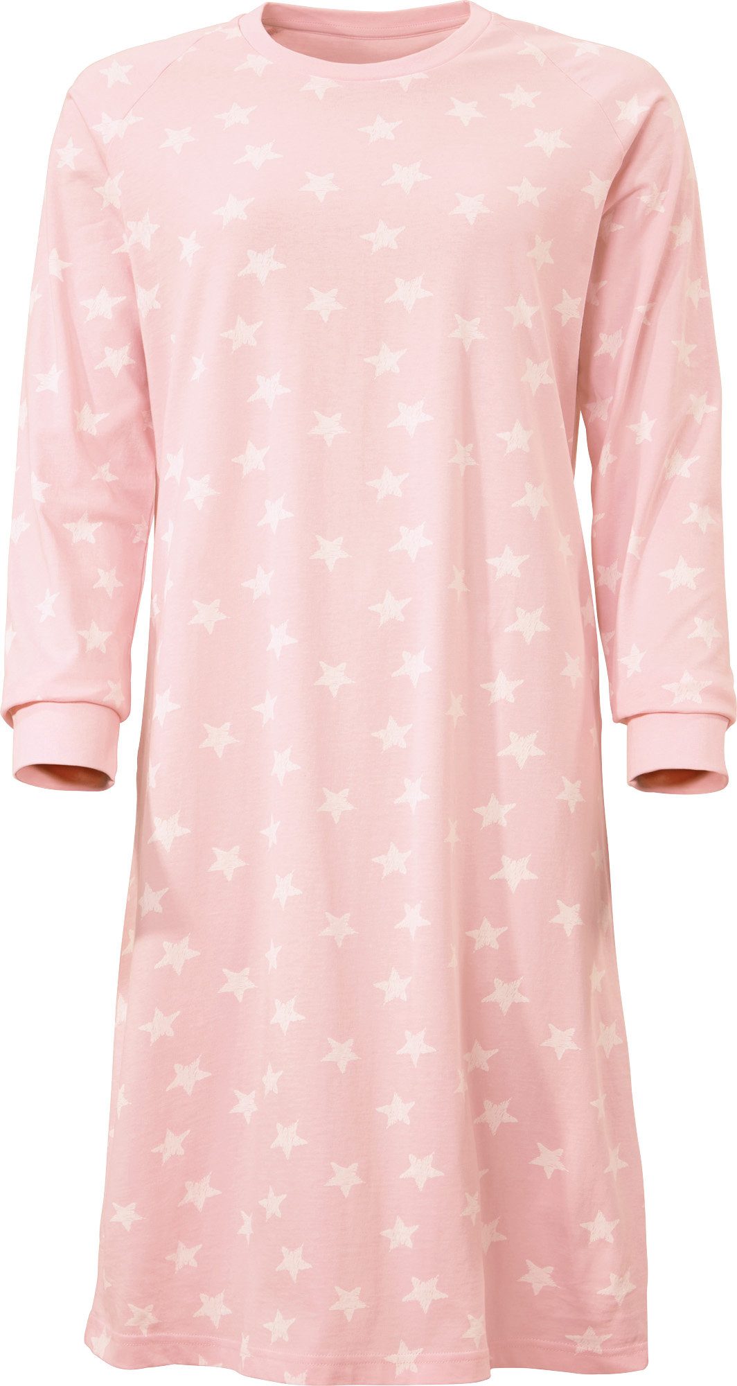 REDBEST Nachthemd Damen-Nachthemd Single-Jersey Sterne