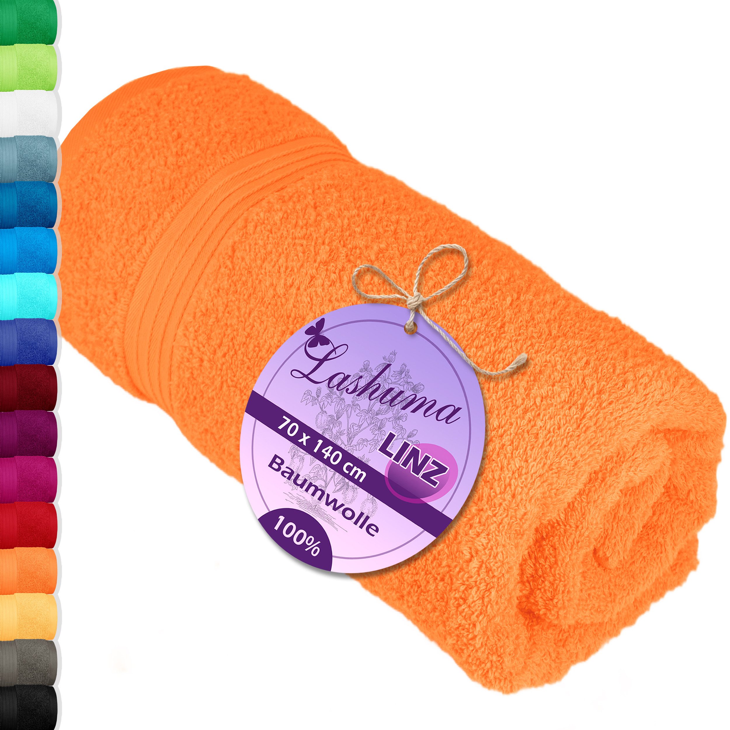 Lashuma Duschtuch - Badetuch Linz, Frottee (1-St), Frottee Duschtuch 70x140 günstig online kaufen