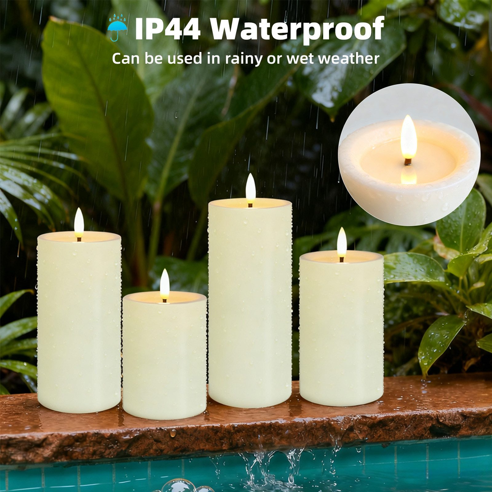 kisidus LED-Kerze LED Weihnachten Kerzen Flammenlose LED kerzen mit Fernbed günstig online kaufen