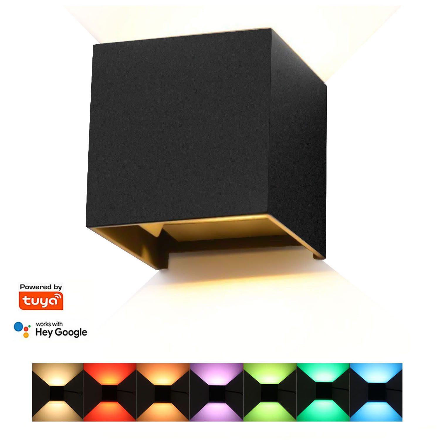 oyajia Wandleuchte 7W RGBW LED Wandlampen günstig online kaufen