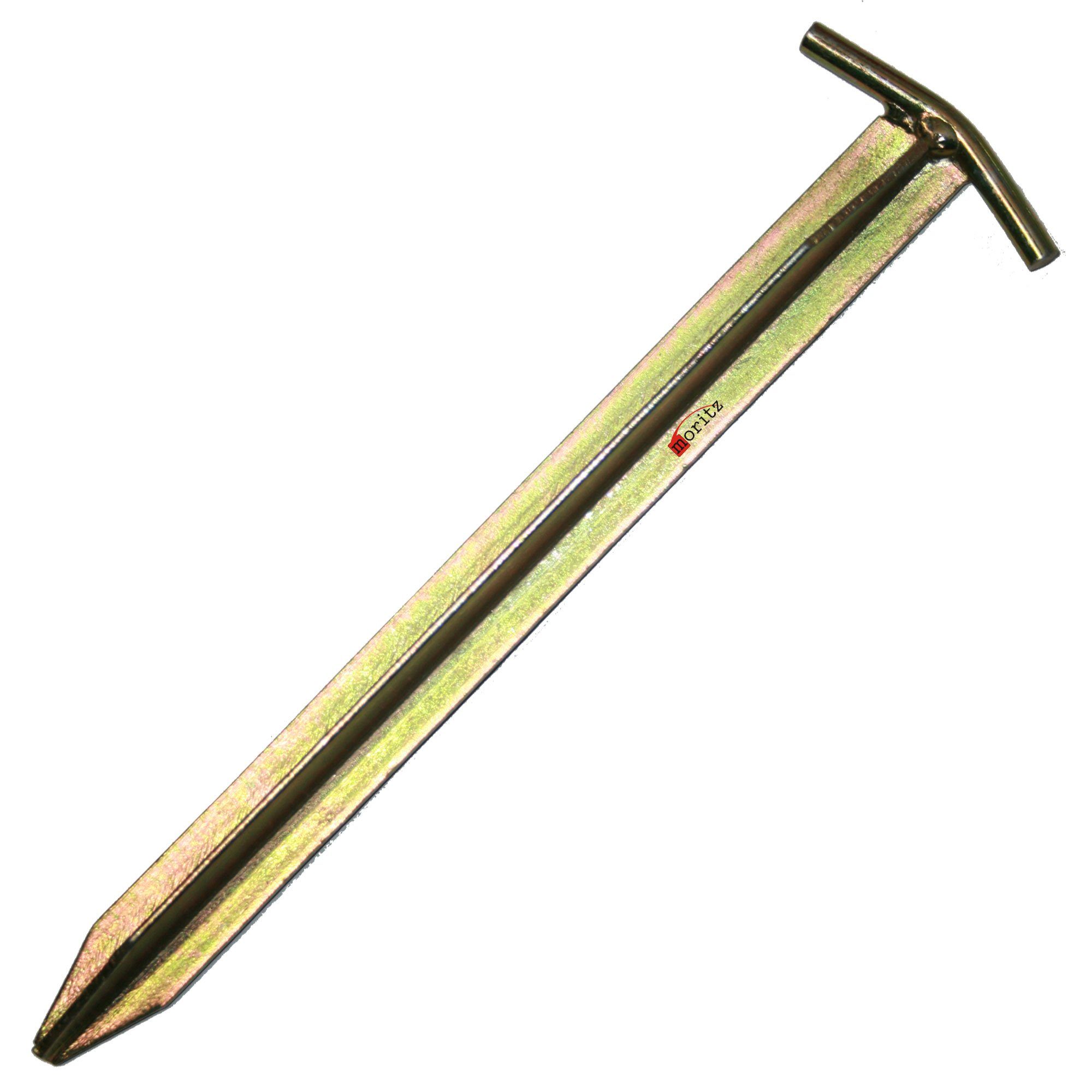 Zelthering 1x T-Profil Deluxe Stahl Hering 40 cm