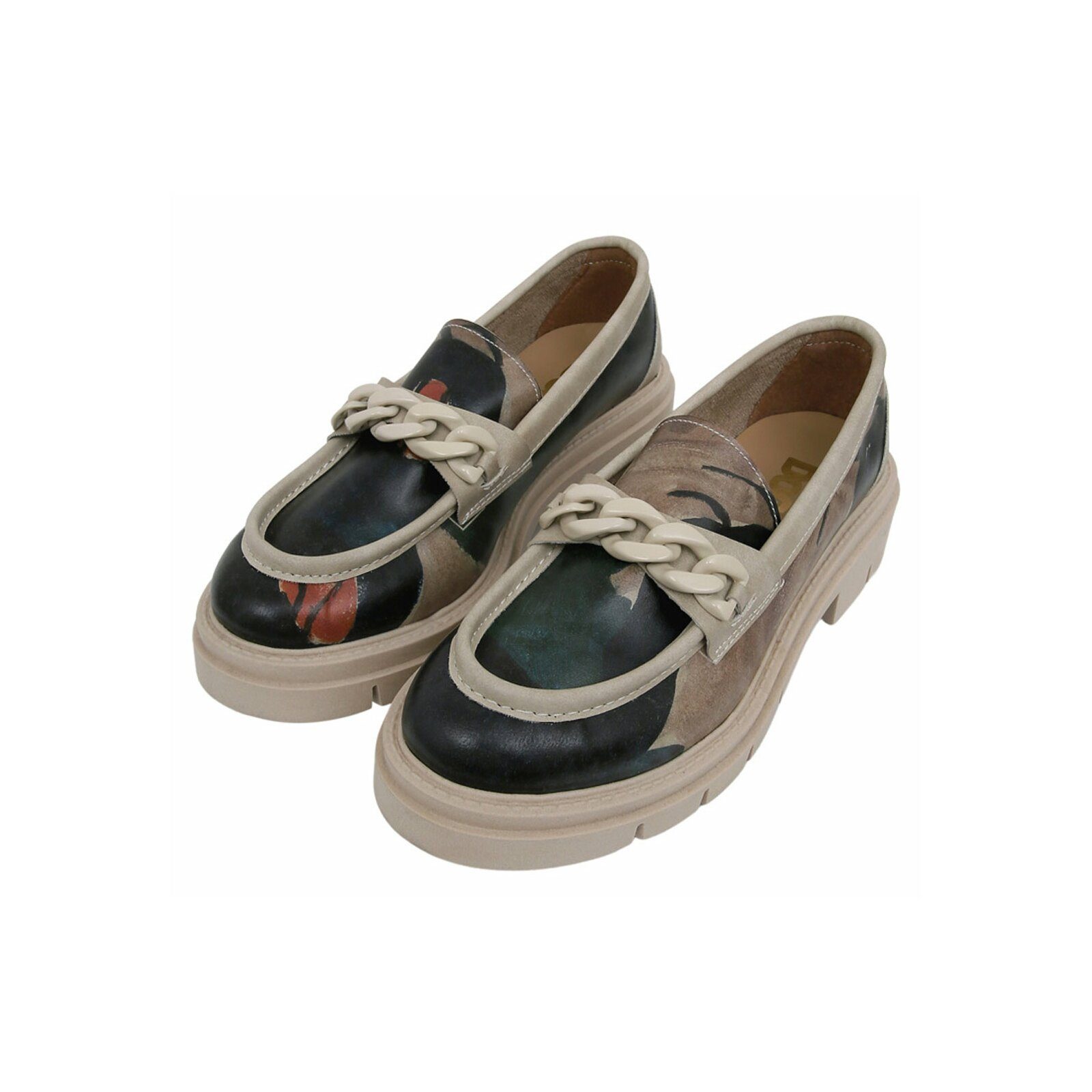 DOGO Cindy Loafer Petals Damen Halbschuhe Loafer Handgefertigt