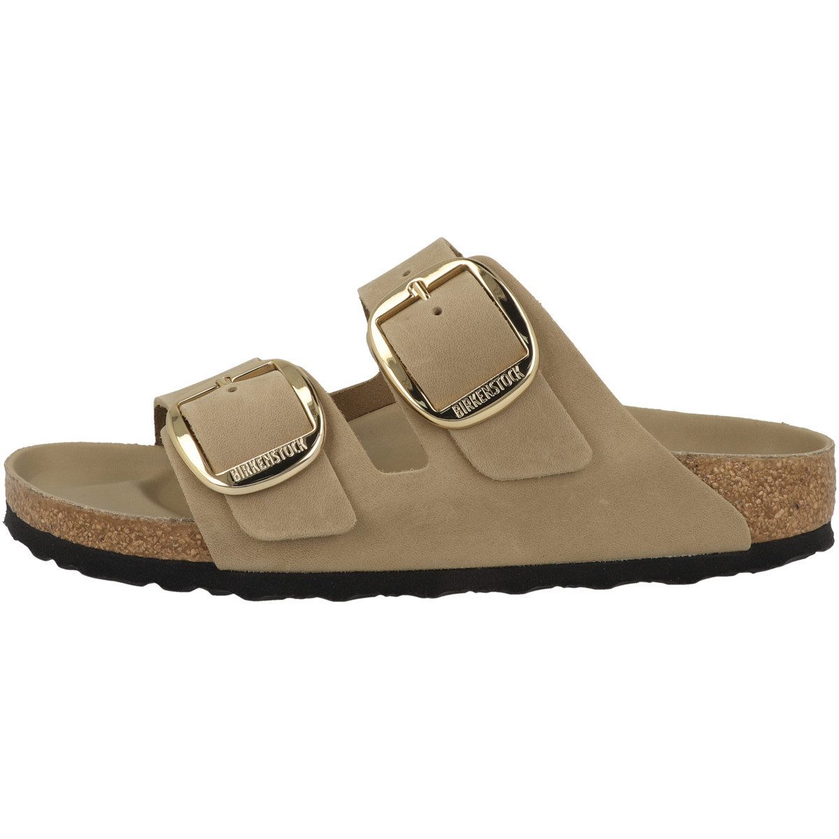 Birkenstock Arizona Big Buckle geöltes Naturleder schmal Damen Sandale Sand günstig online kaufen