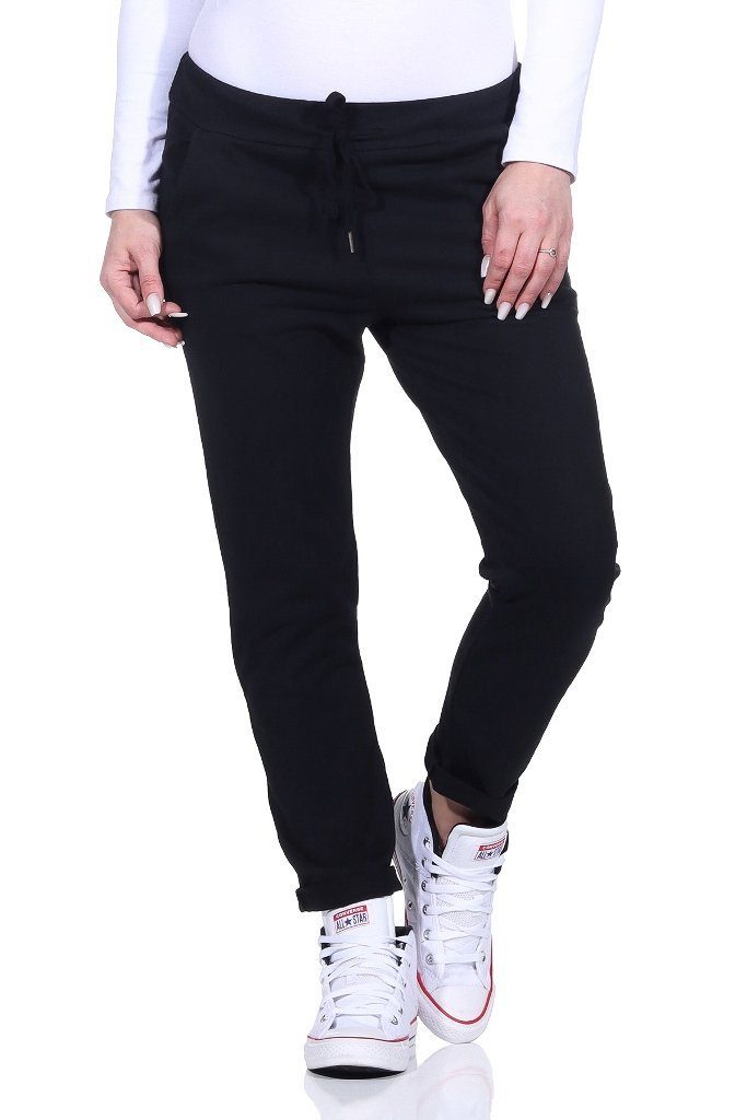 Mississhop Jogginghose Jogginghose Damen Baumwolle Sporthose Laufhose 354