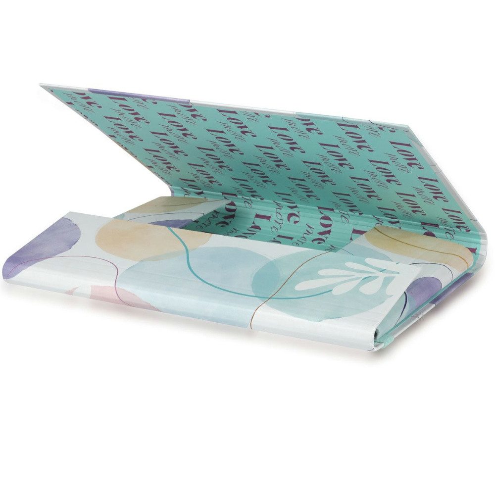 GOLDKIDS Organisationsmappe Schulmappe A4 Dokumentenmappe mit Gummiband – (Sammelmappe A4, stabiler Karton, 350g, Ordnungsmappe für Schule und Büro), - Motiv Stitch