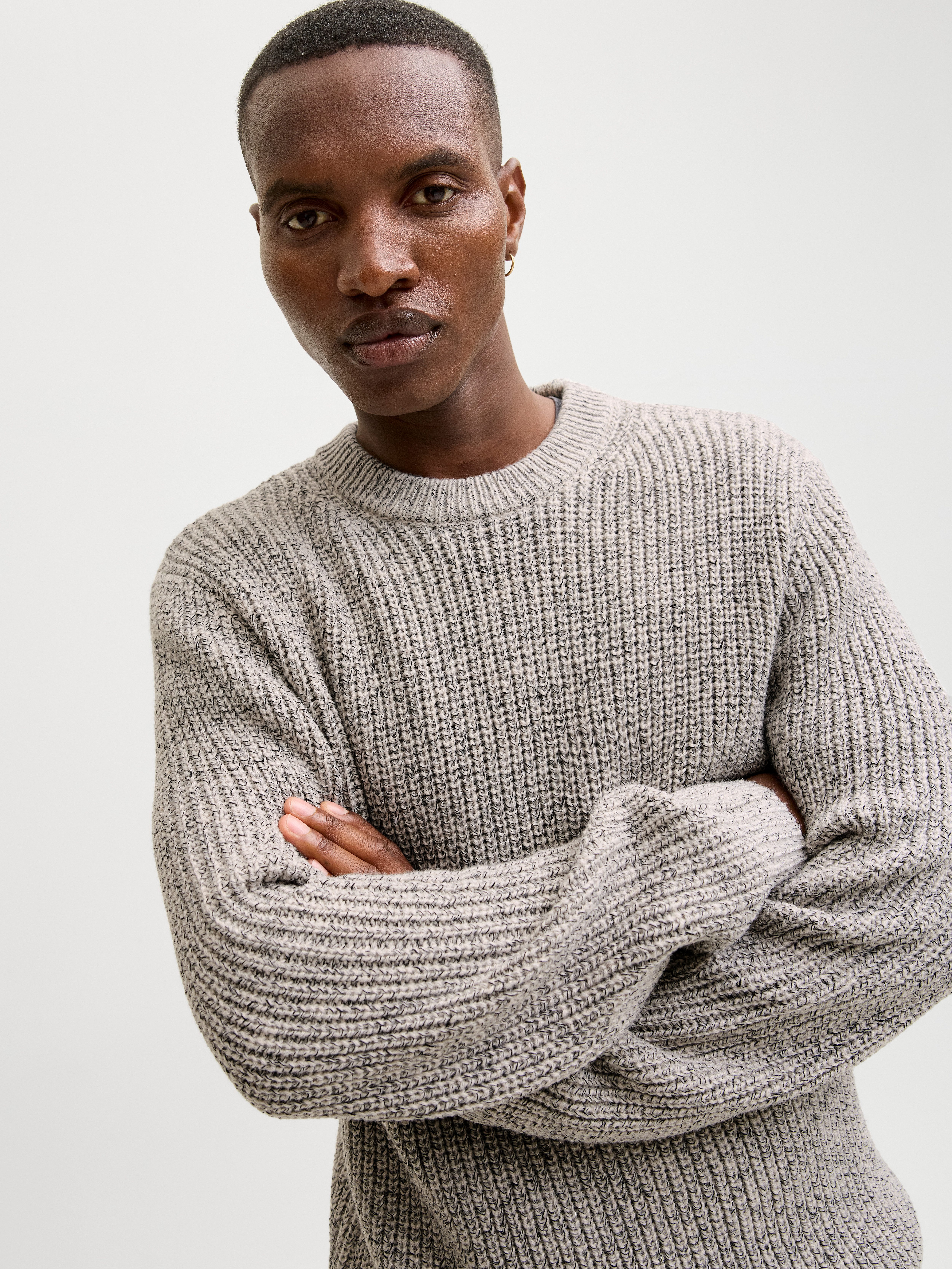 Jack & Jones Strickpullover JORBLEECKER KNIT CREW NECK BF günstig online kaufen