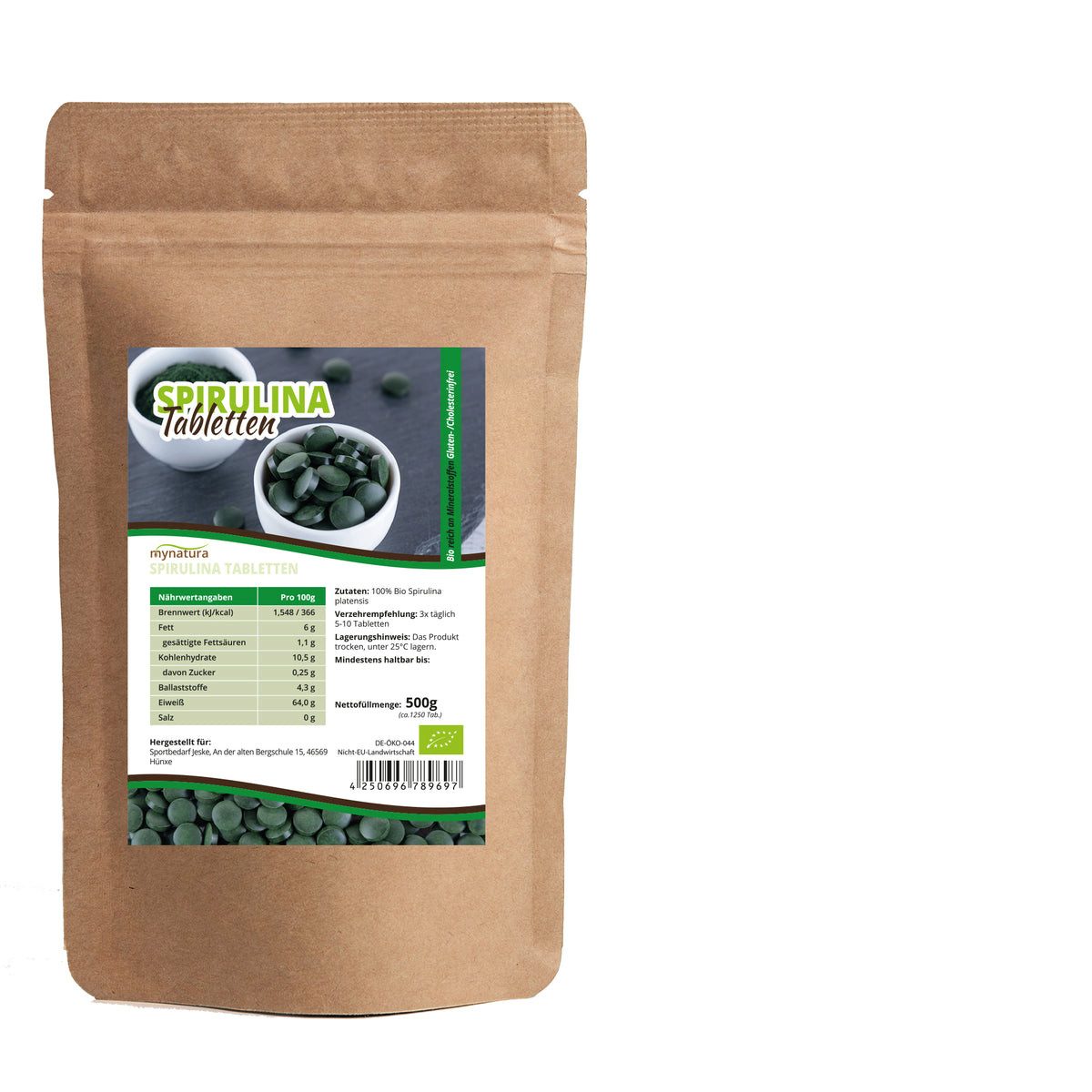 Mynatura Mynatura Bio Spirulina Tabletten Tablette, 1 er 500 g
