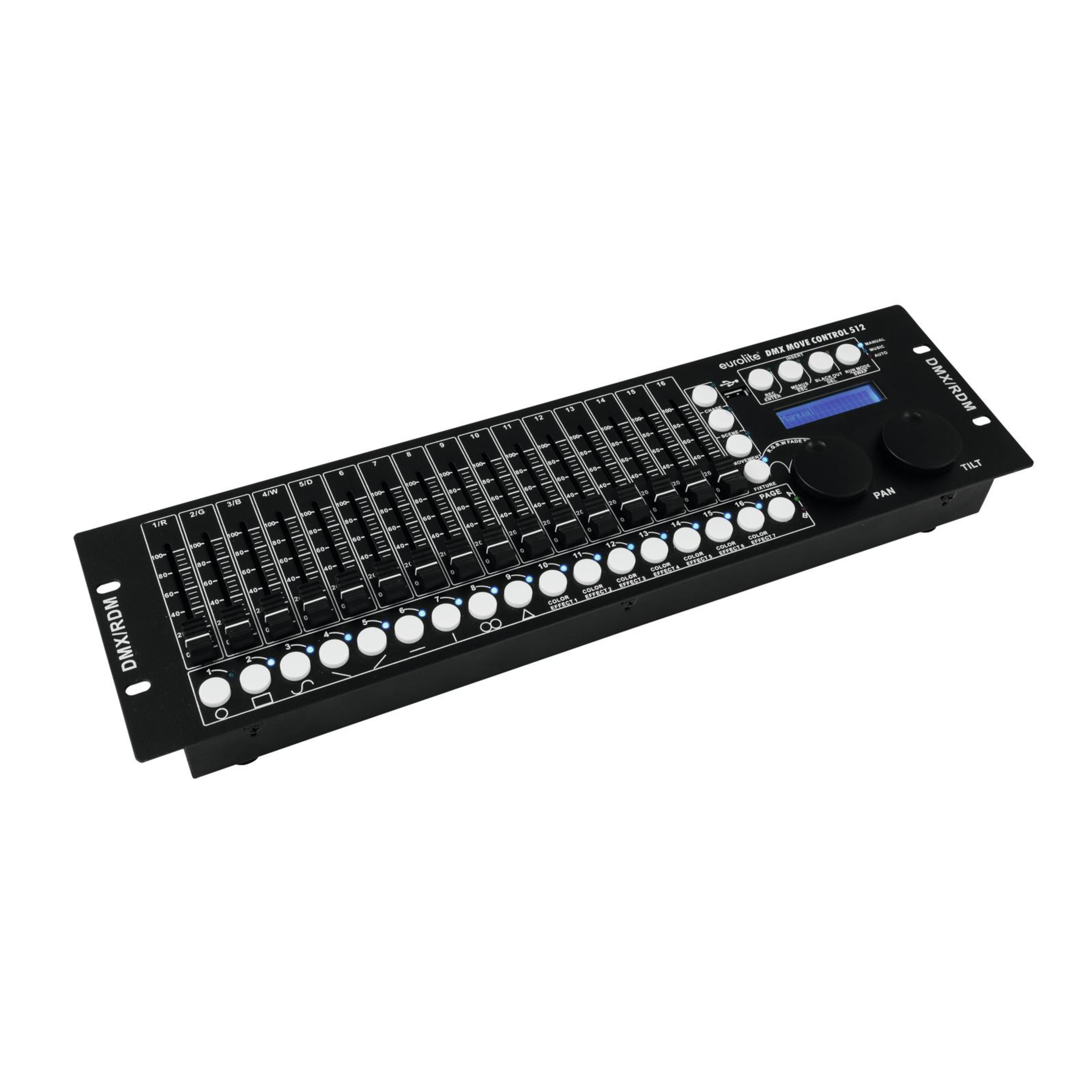 EUROLITE Mischpult, (DMX Move Control 512 DMX-Lichtsteuerpult, Steuerungen für Licht, DMX Lichtsteuerungen), DMX Move Control 512 DMX-Lichtsteuerpult - DMX Licht­steu­erung