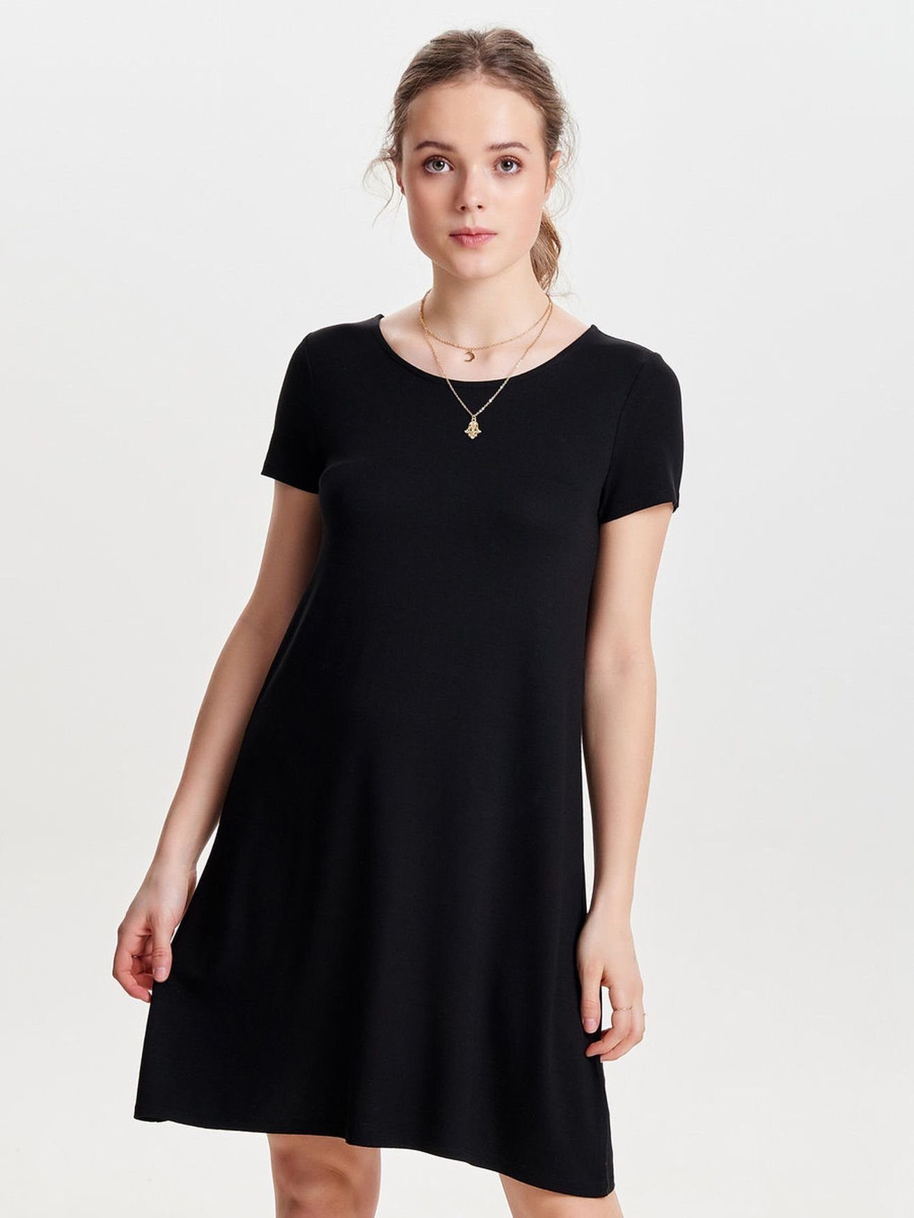 ONLY Shirtkleid (knielang, 1-tlg) ONLBERA BACK LACE UP S/S DRESS JRS NOOS günstig online kaufen
